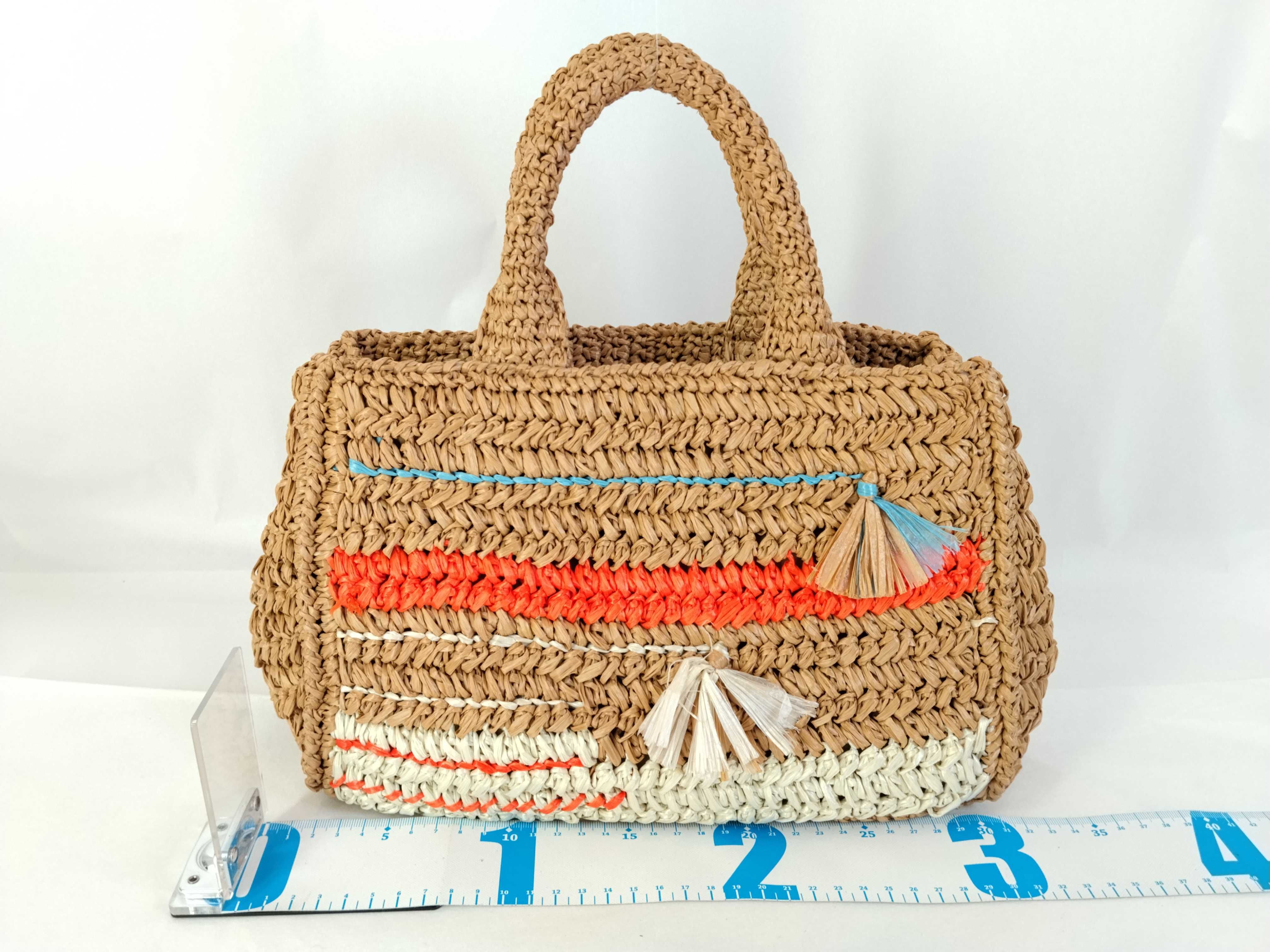 Raffia 2-Way Handbag Beige 1BG153 Handbag — view 2