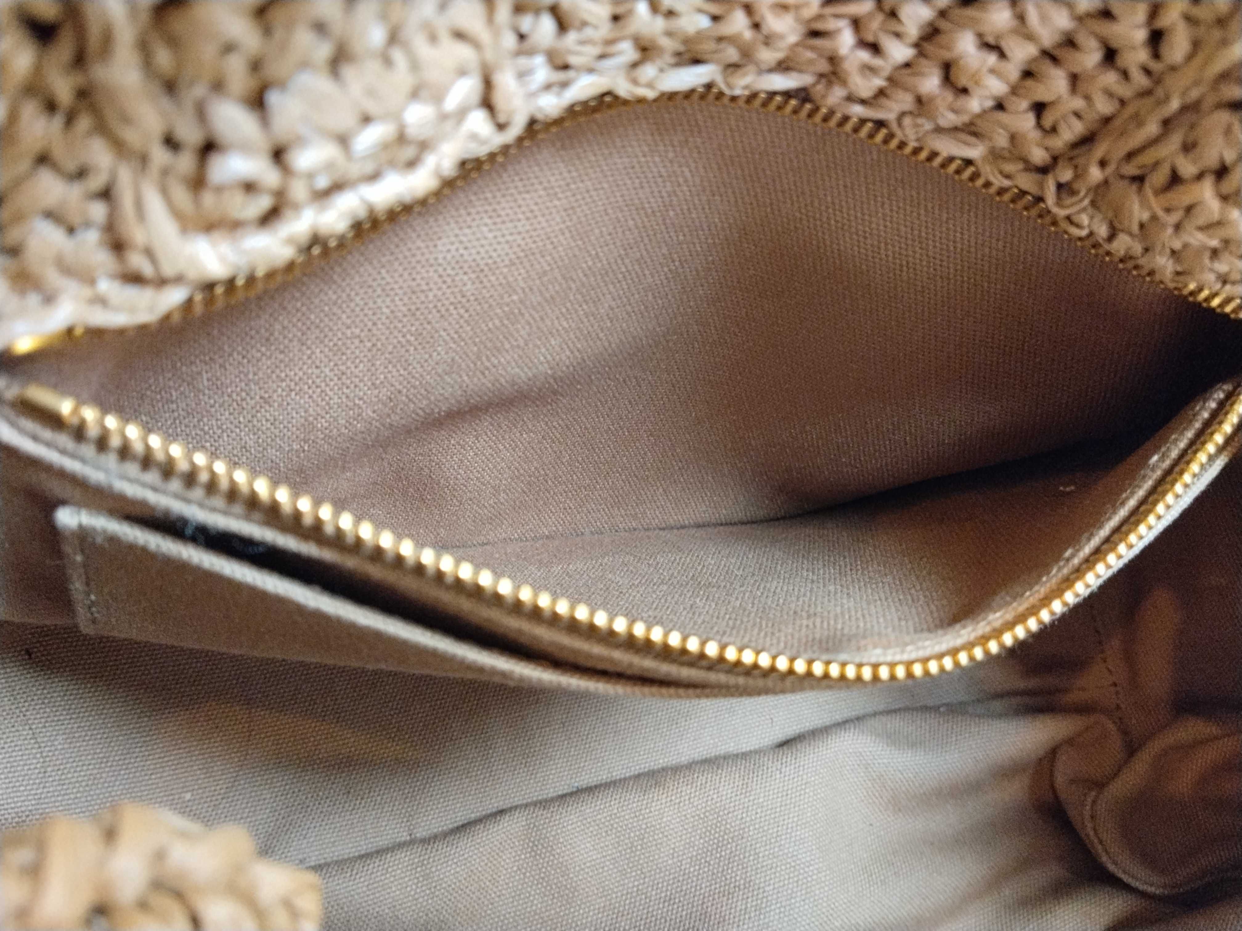 Raffia 2-Way Handbag Beige 1BG153 Handbag — view 11