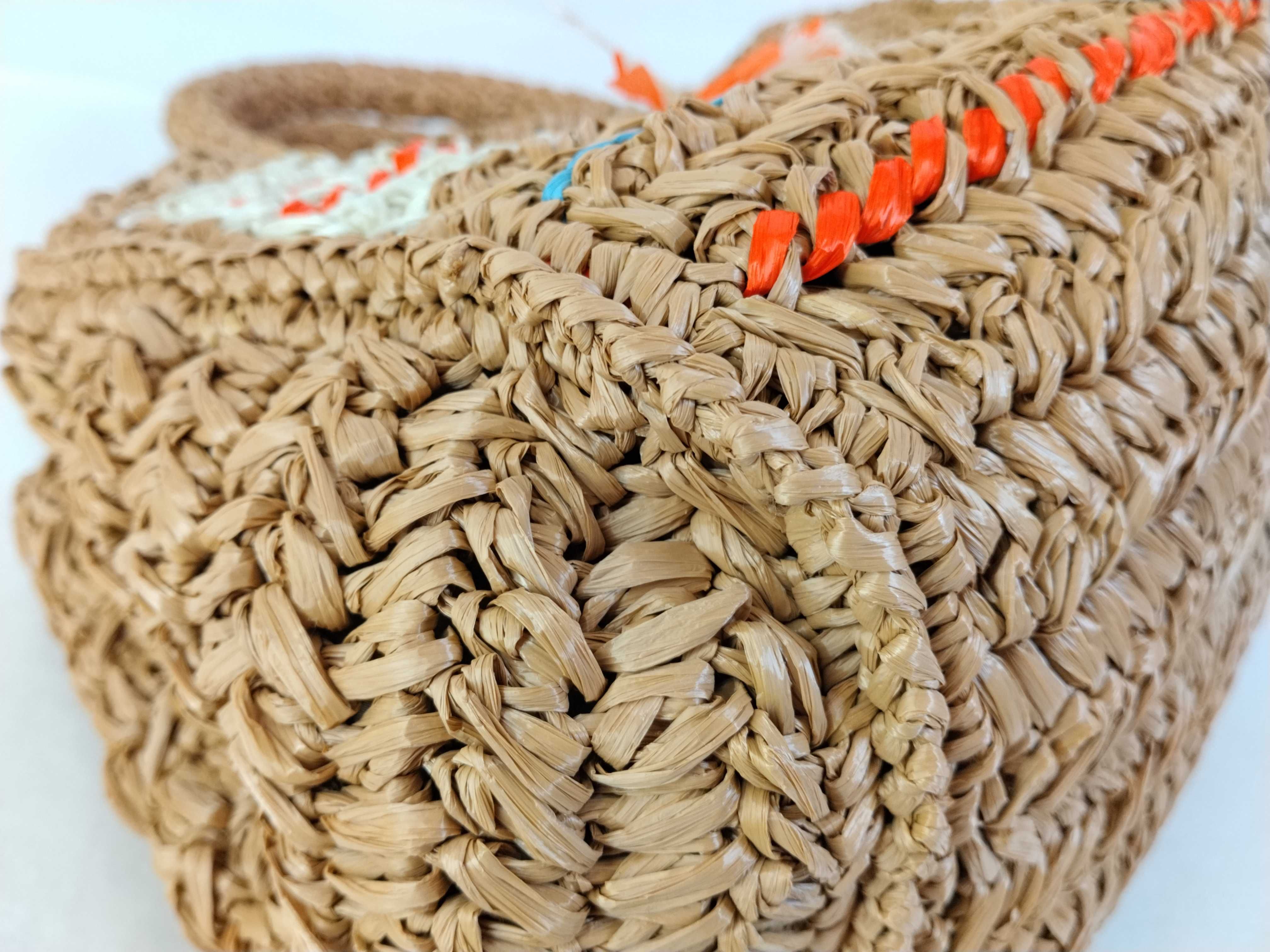 Raffia 2-Way Handbag Beige 1BG153 Handbag — view 6