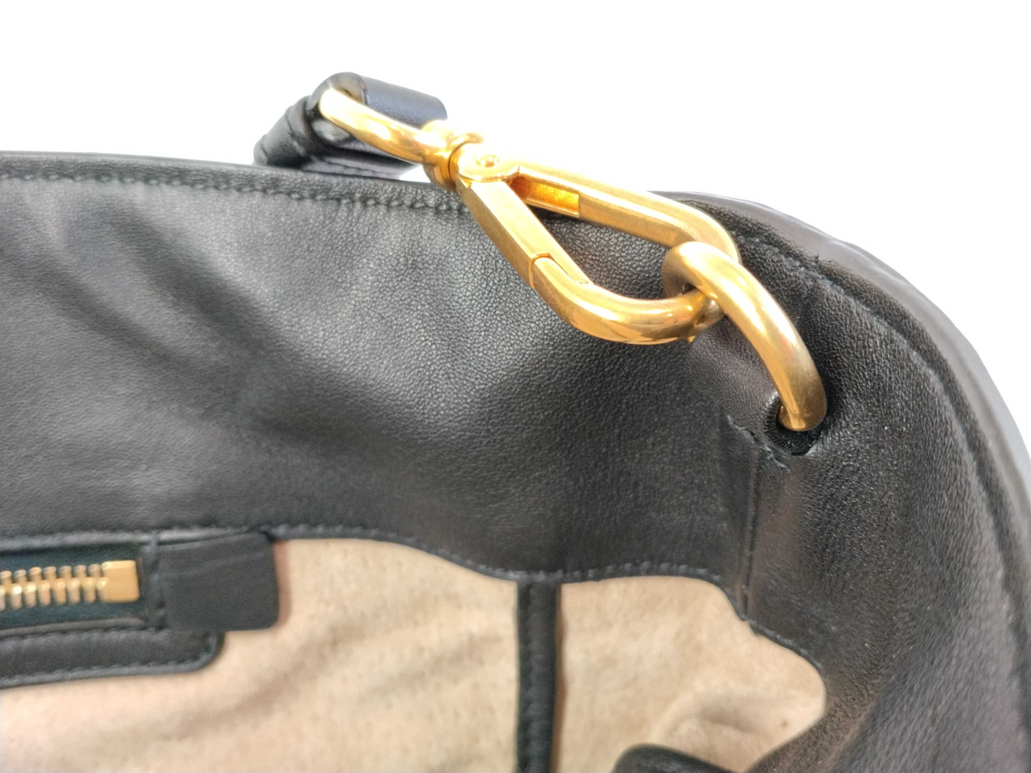 Soft Vitello Daino Shoulder Bag Tote Bag — view 7