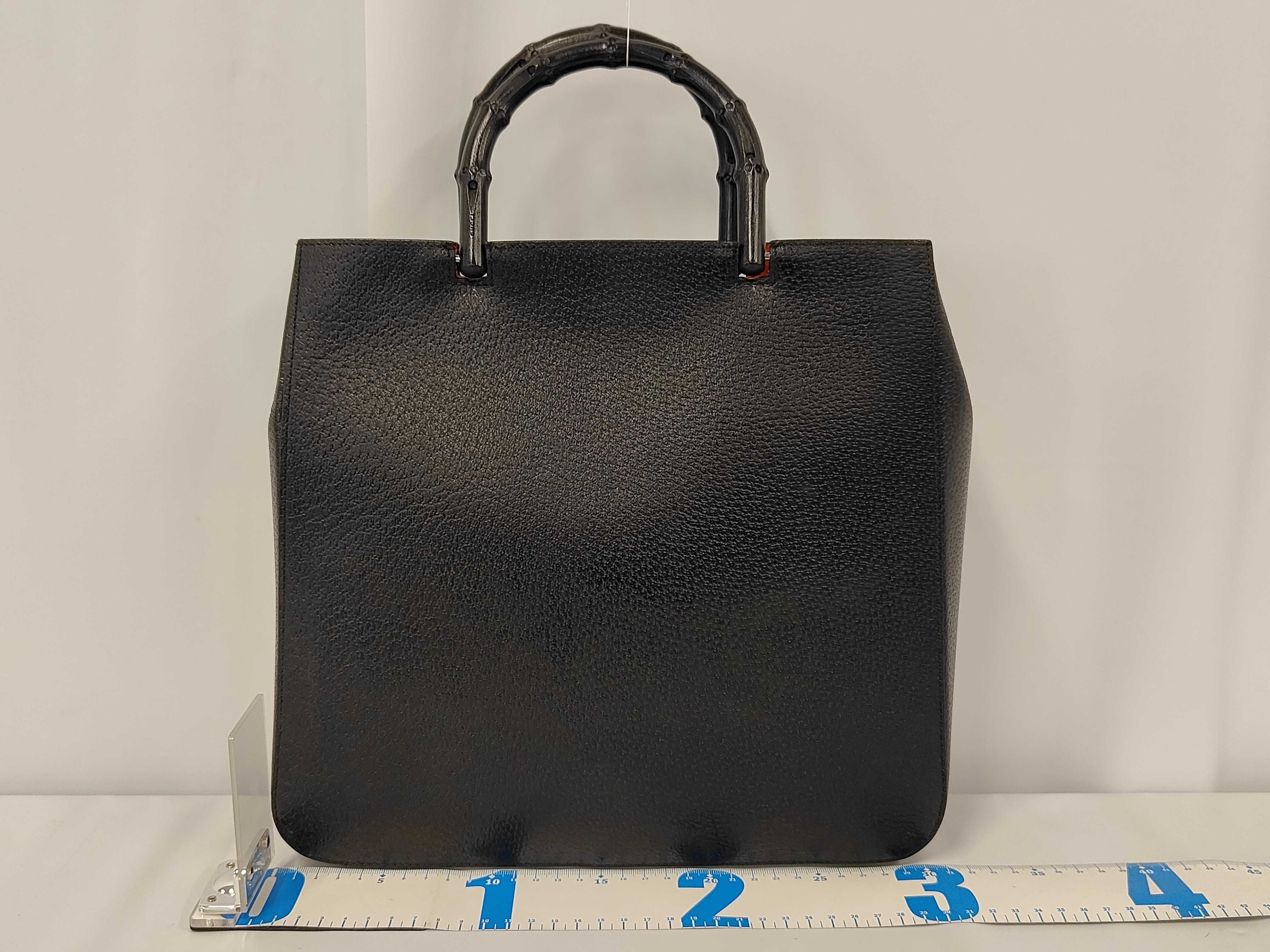 Bamboo Handbag Leather Black 2.106 - Handbag — view 2