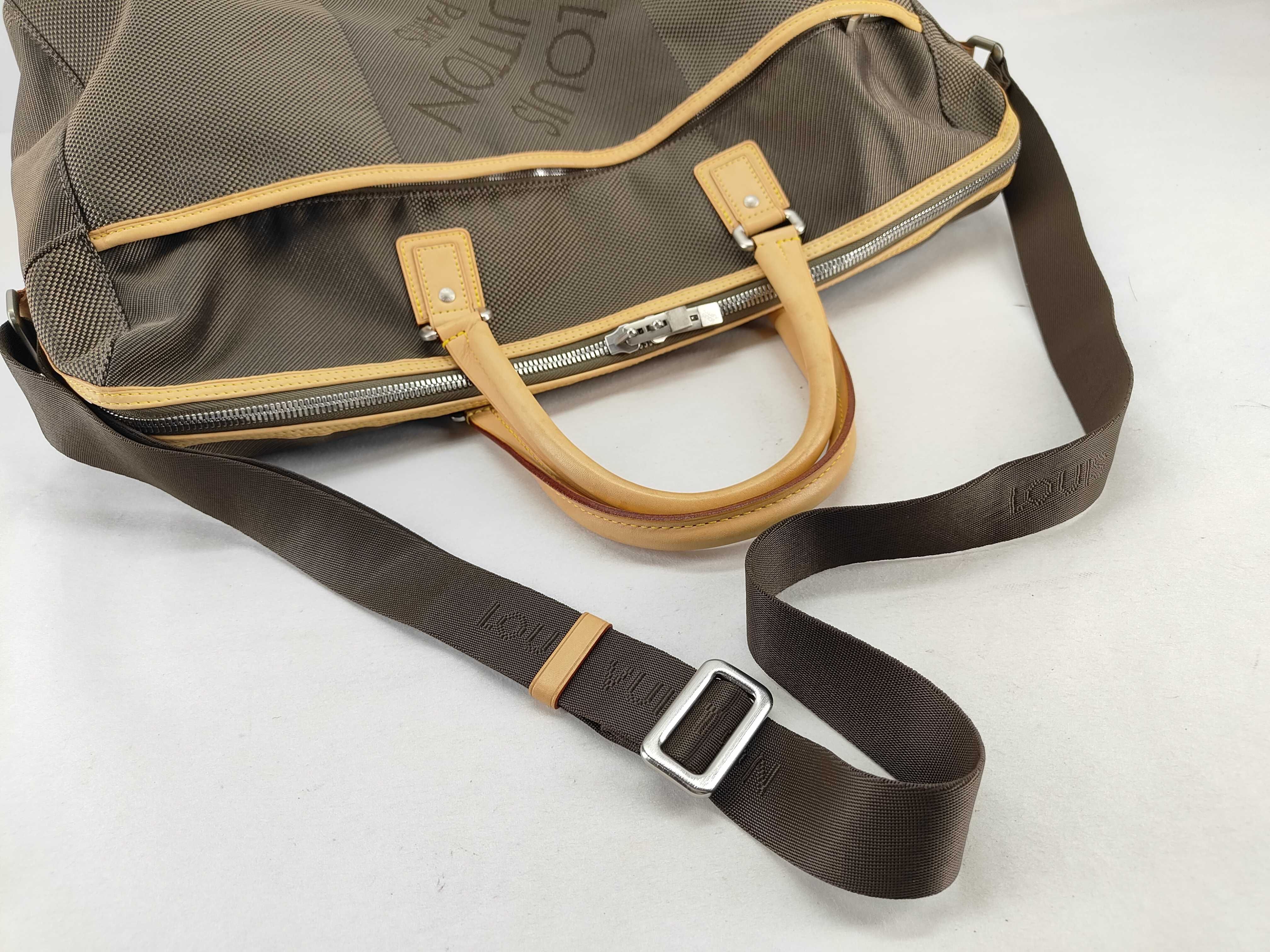 Damier Geant Albatross M93602 SP0076 Brown Boston Bag — view 4