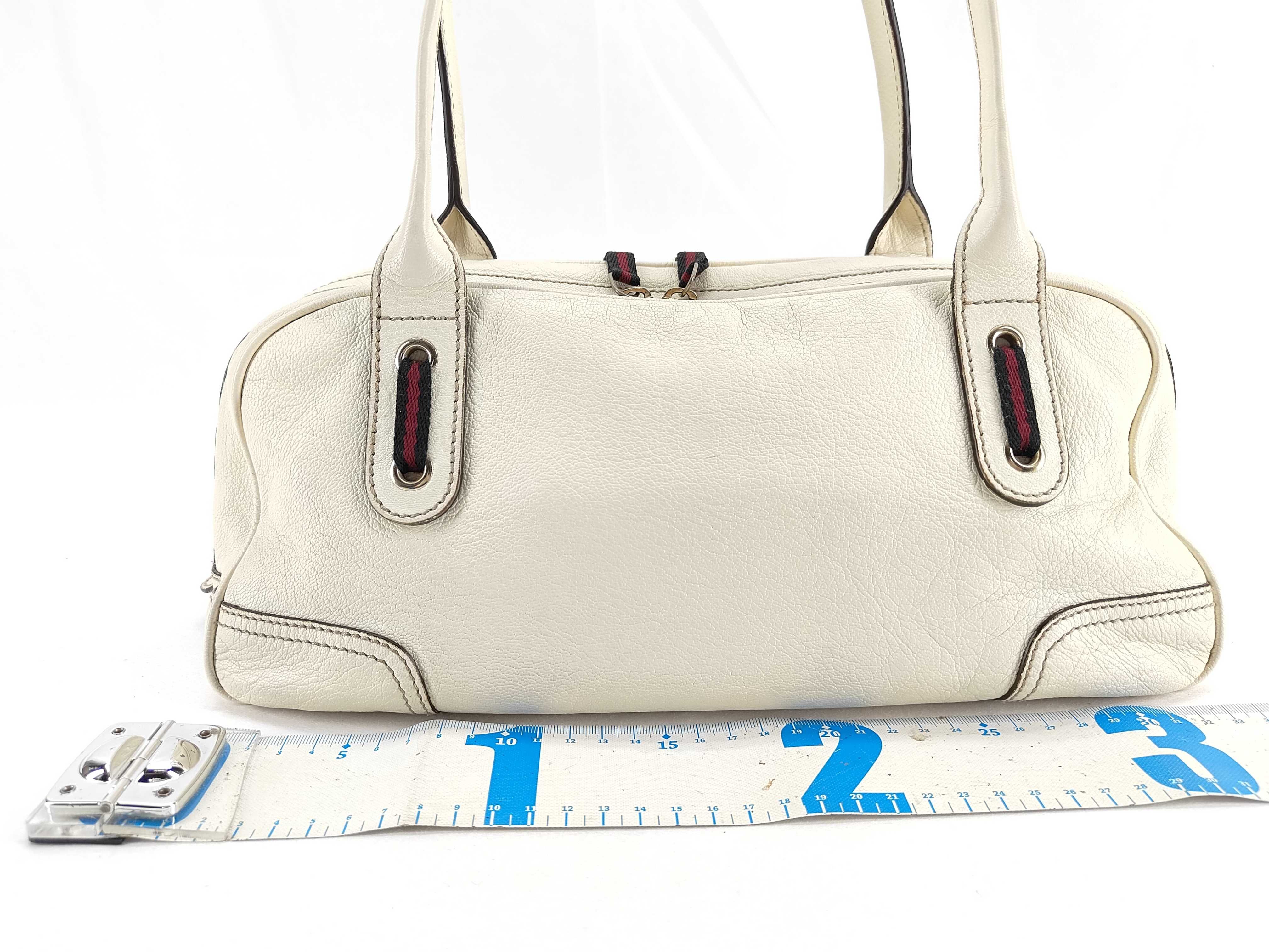 Webbing GG Logo Jacquard Ribbon Tote Bag 161720 Boston Bag — view 2
