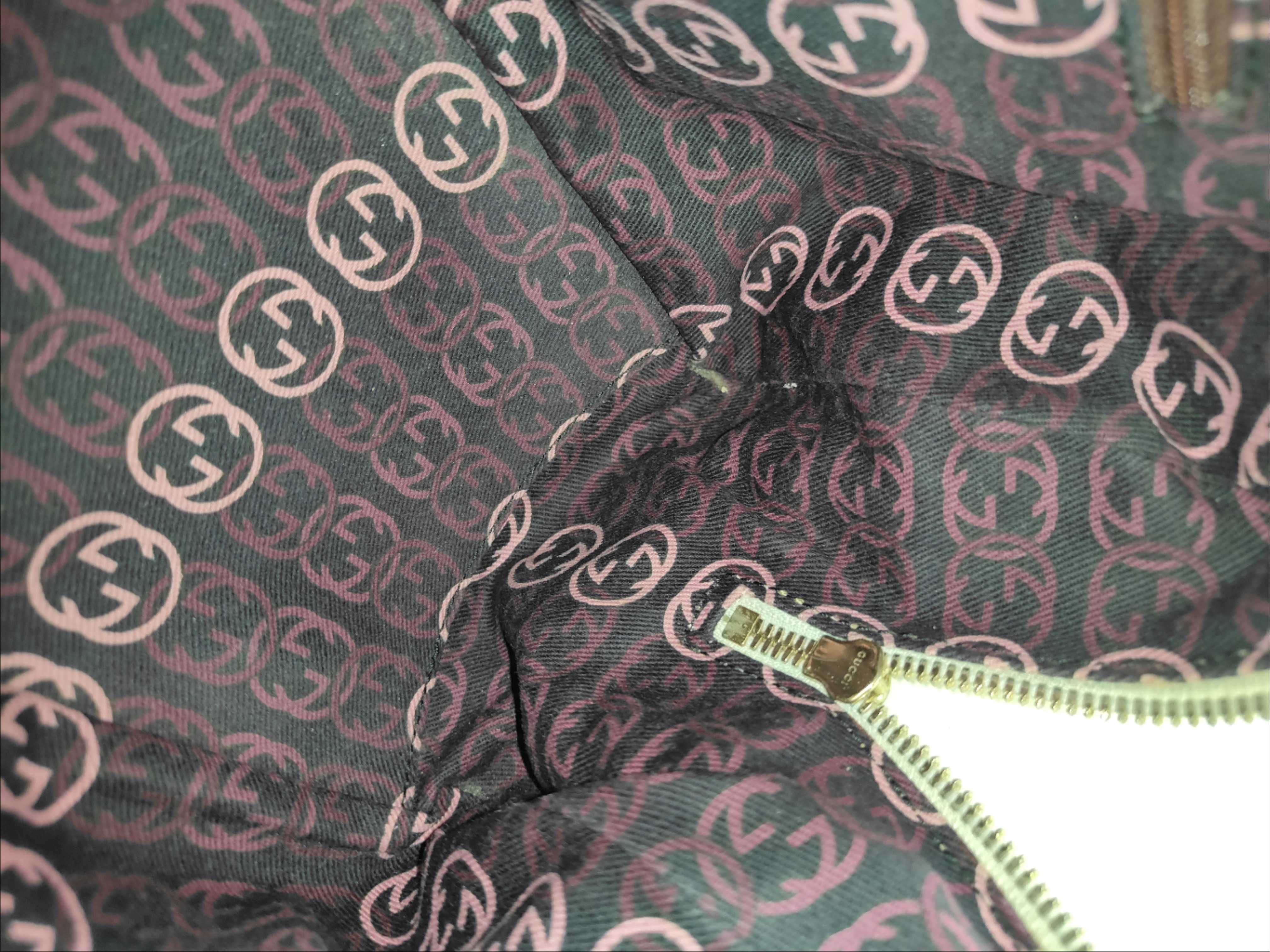 Webbing GG Logo Jacquard Ribbon Tote Bag 161720 Boston Bag — view 14