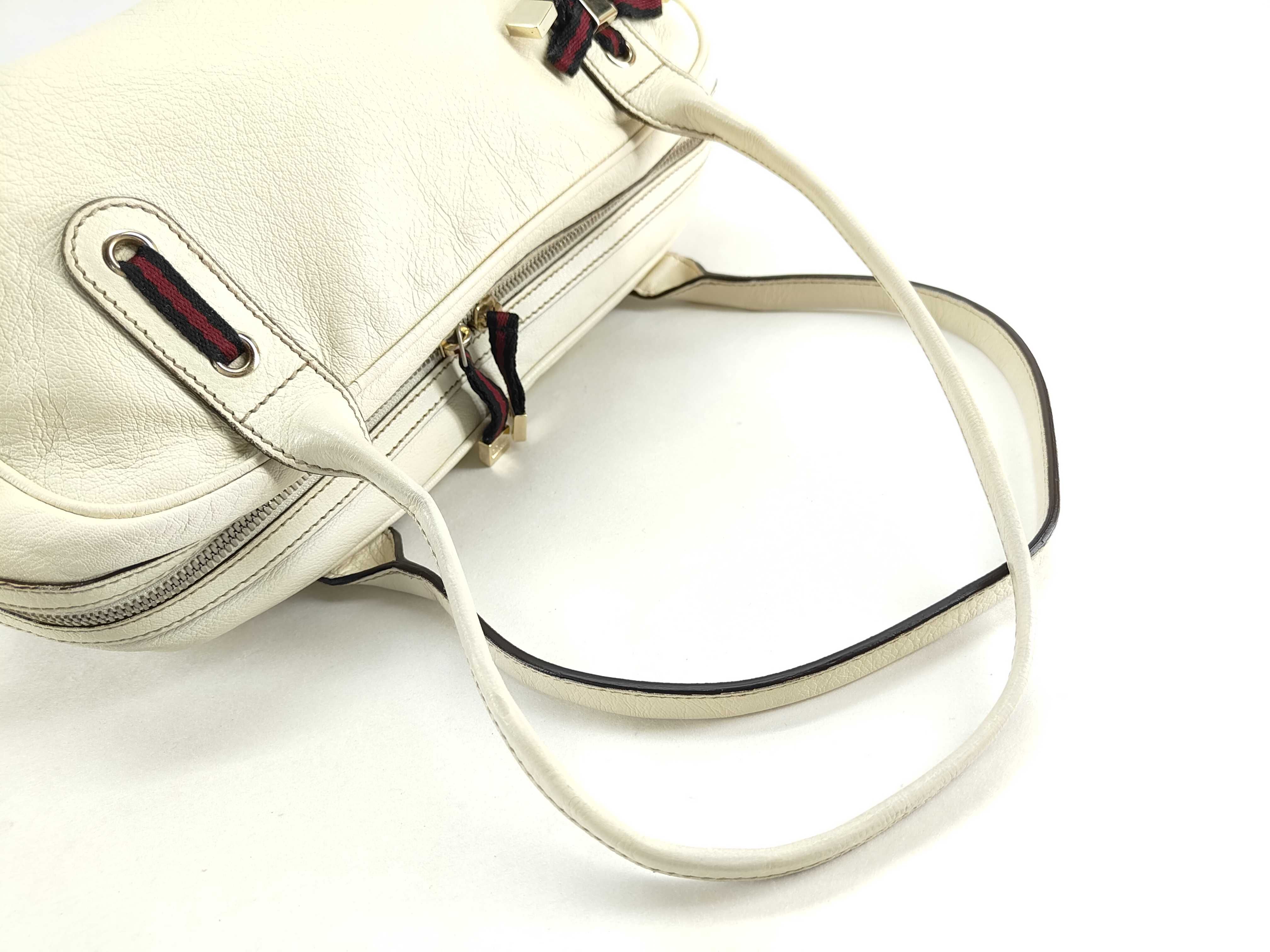 Webbing GG Logo Jacquard Ribbon Tote Bag 161720 Boston Bag — view 4