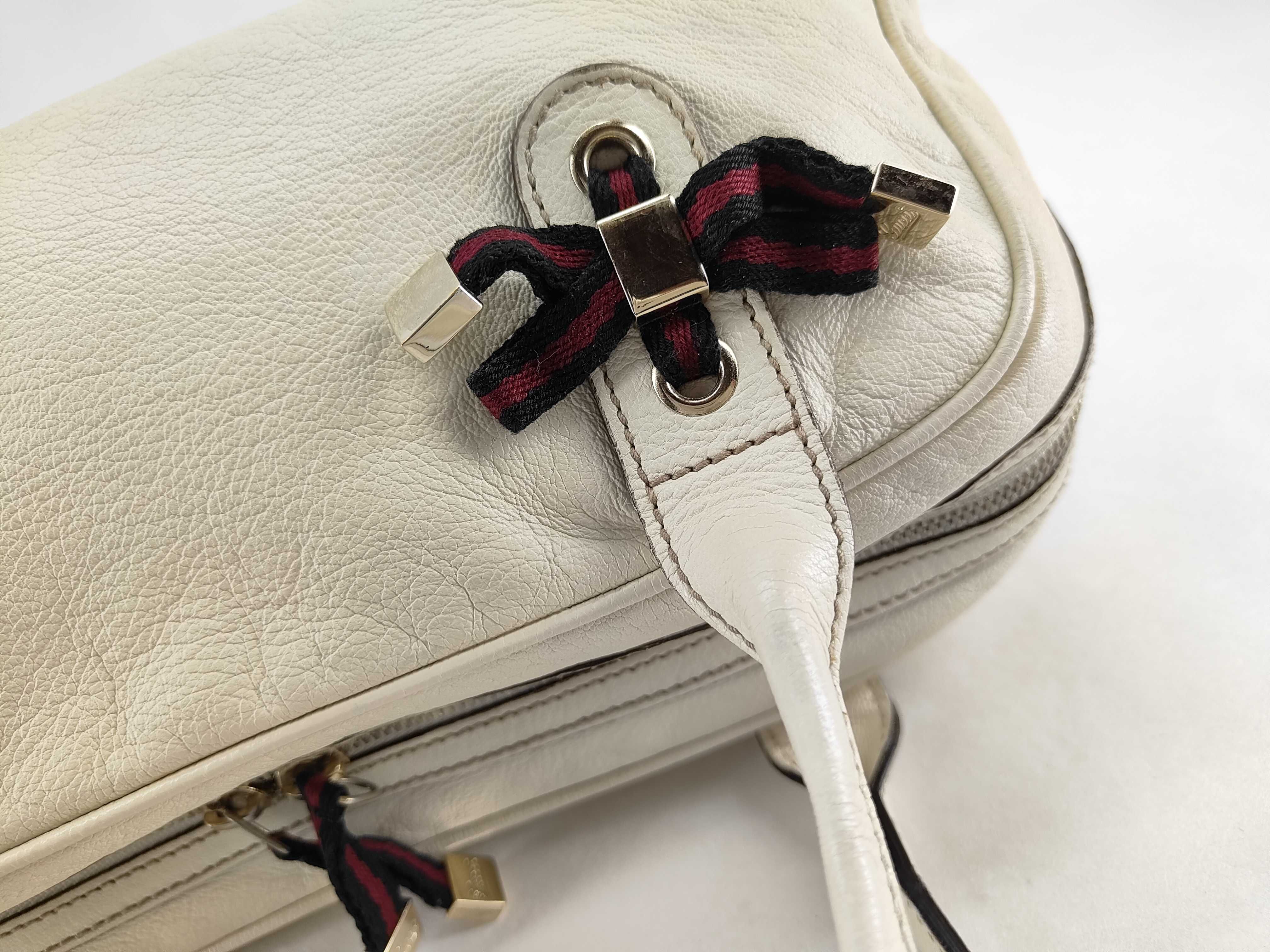 Webbing GG Logo Jacquard Ribbon Tote Bag 161720 Boston Bag — view 6