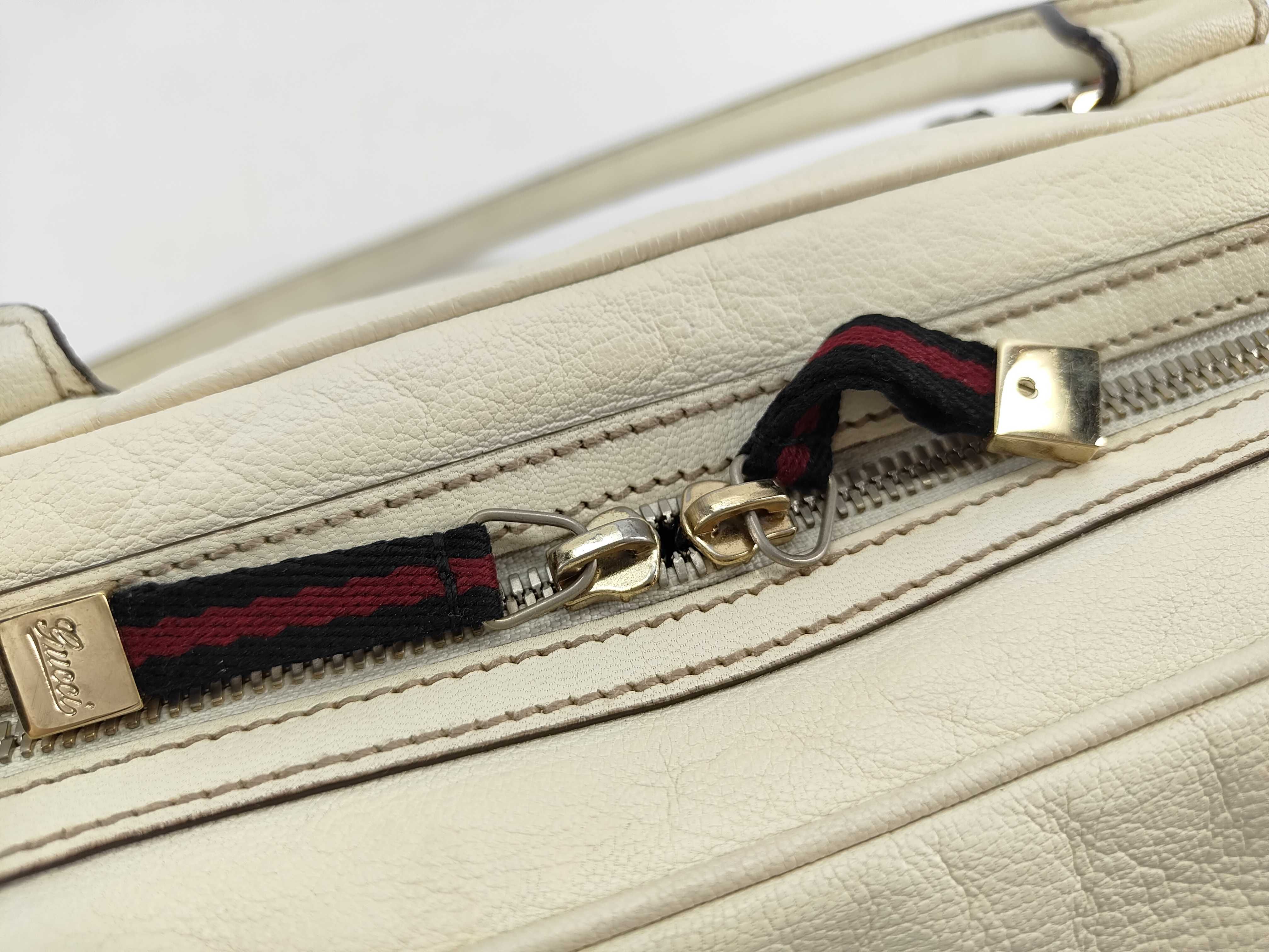Webbing GG Logo Jacquard Ribbon Tote Bag 161720 Boston Bag — view 8