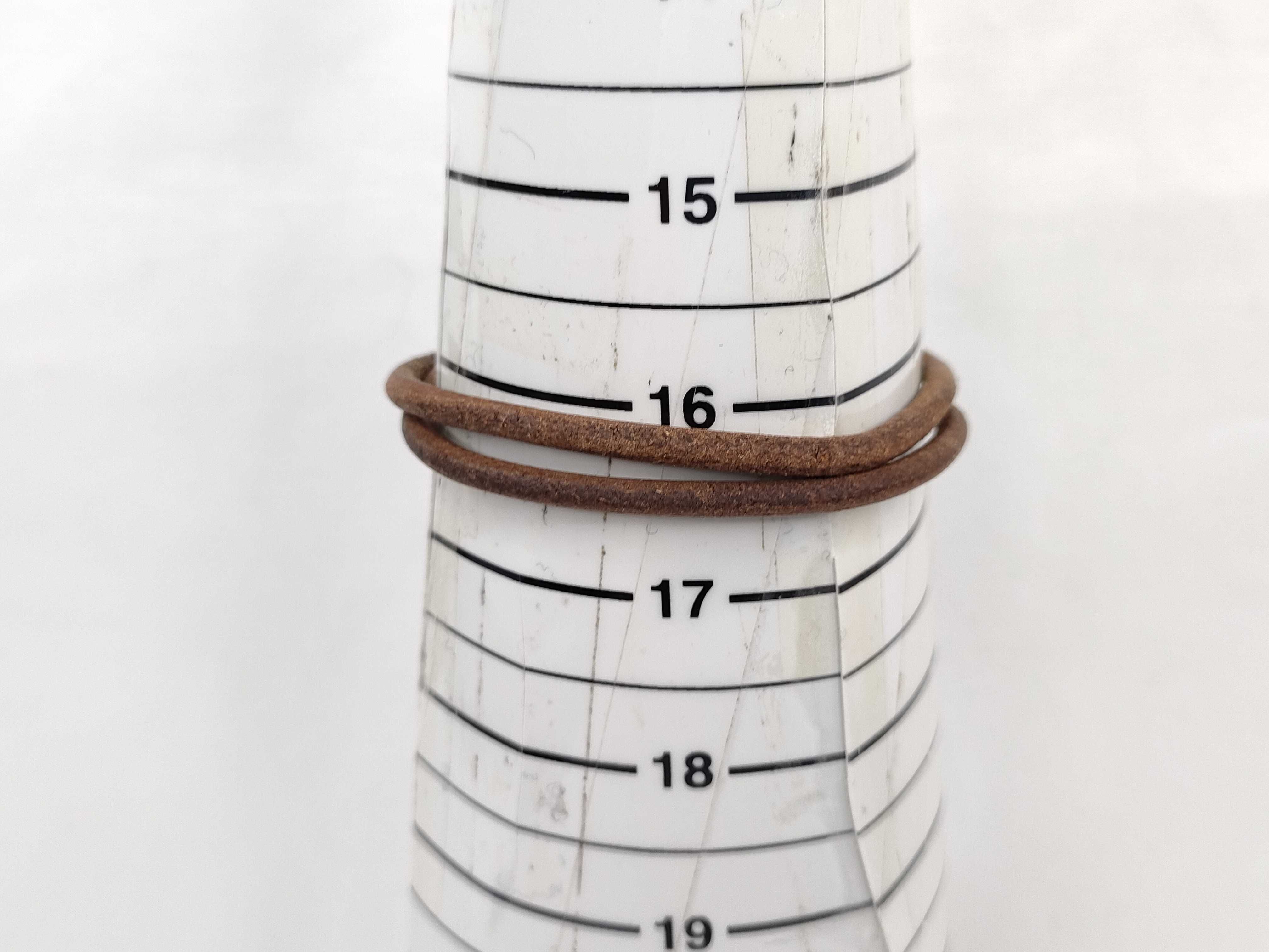 Jumbo Bracelet, Brown, Silver Hardware, Bracelet/Bangle — view 10