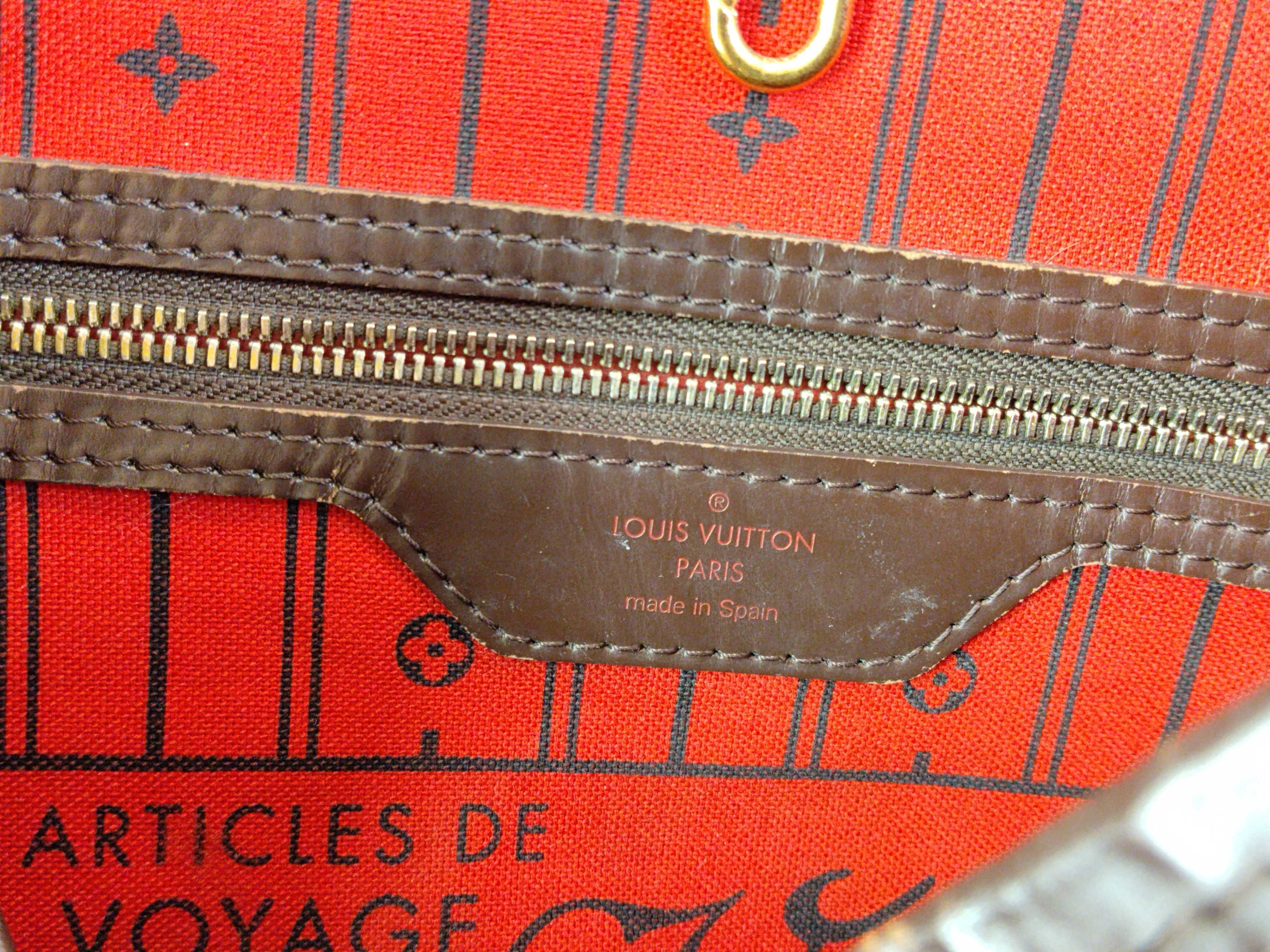 Damier Neverfull MM Tote Bag N51109 GI2162 — view 11