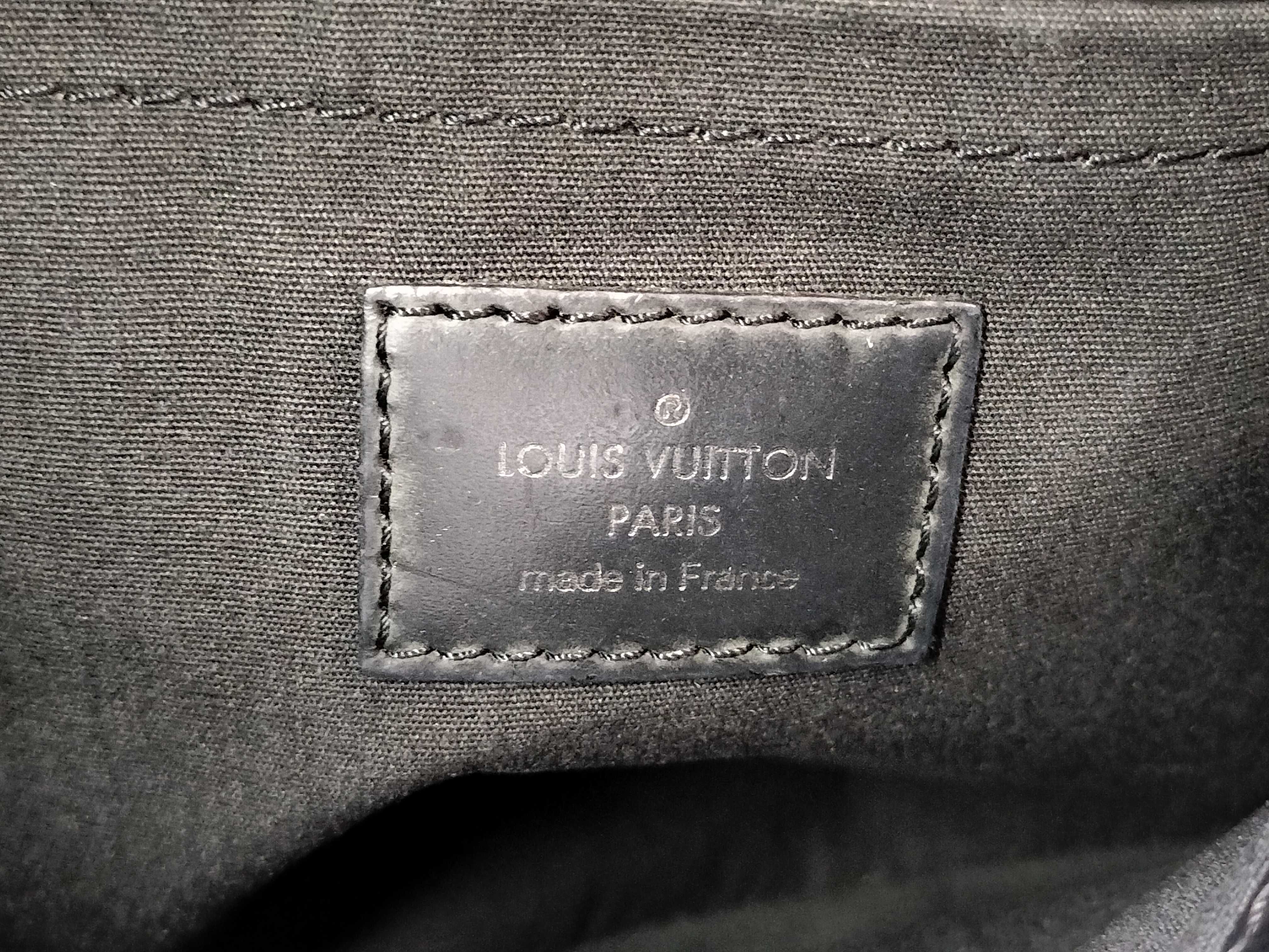 Epi Louis Vuitton Epi Pashy PM Leather Tote Bag Black Serial Handbag — view 8