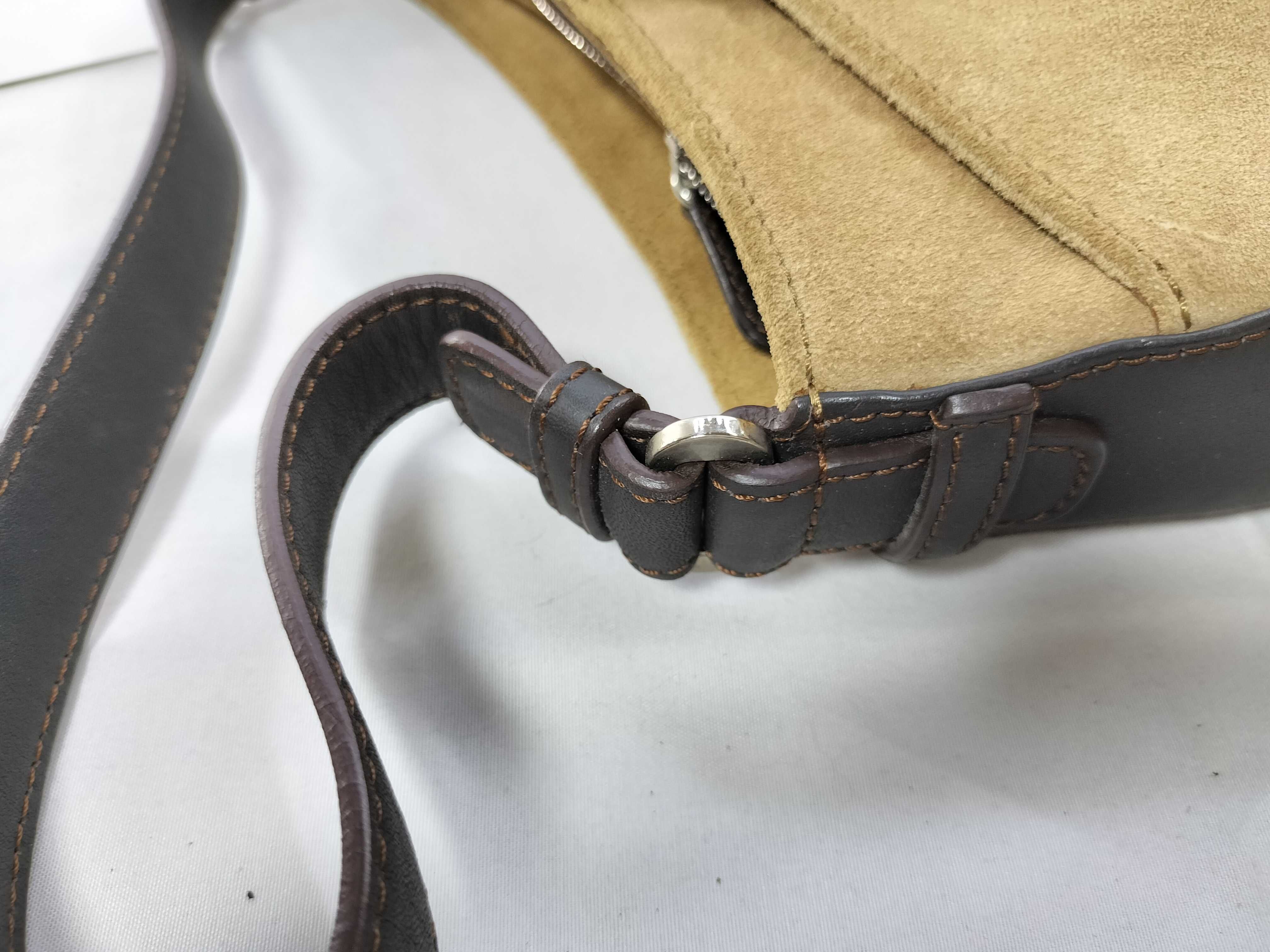 Anagram Suede One-Shoulder Bag — view 5