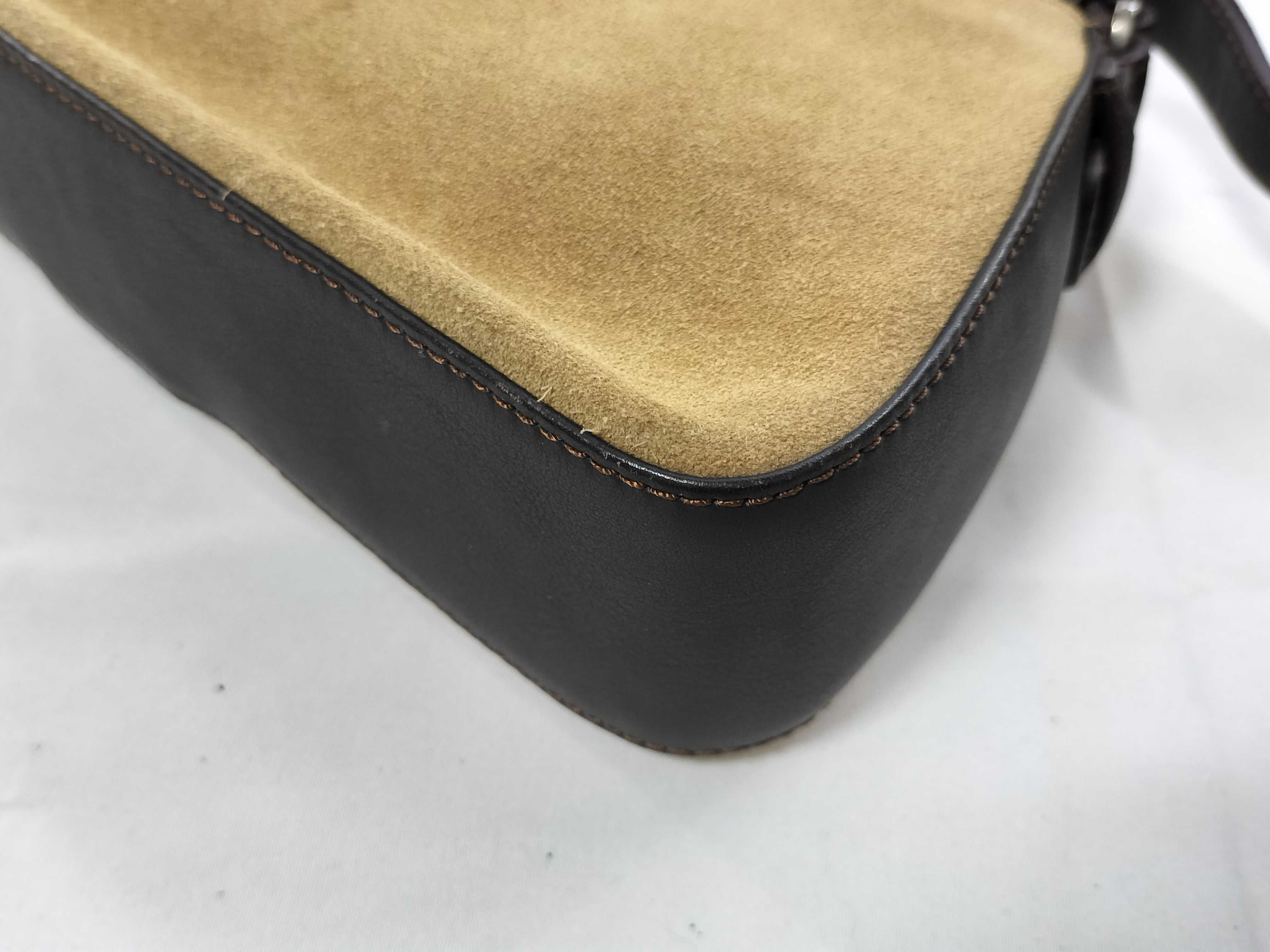 Anagram Suede One-Shoulder Bag — view 7