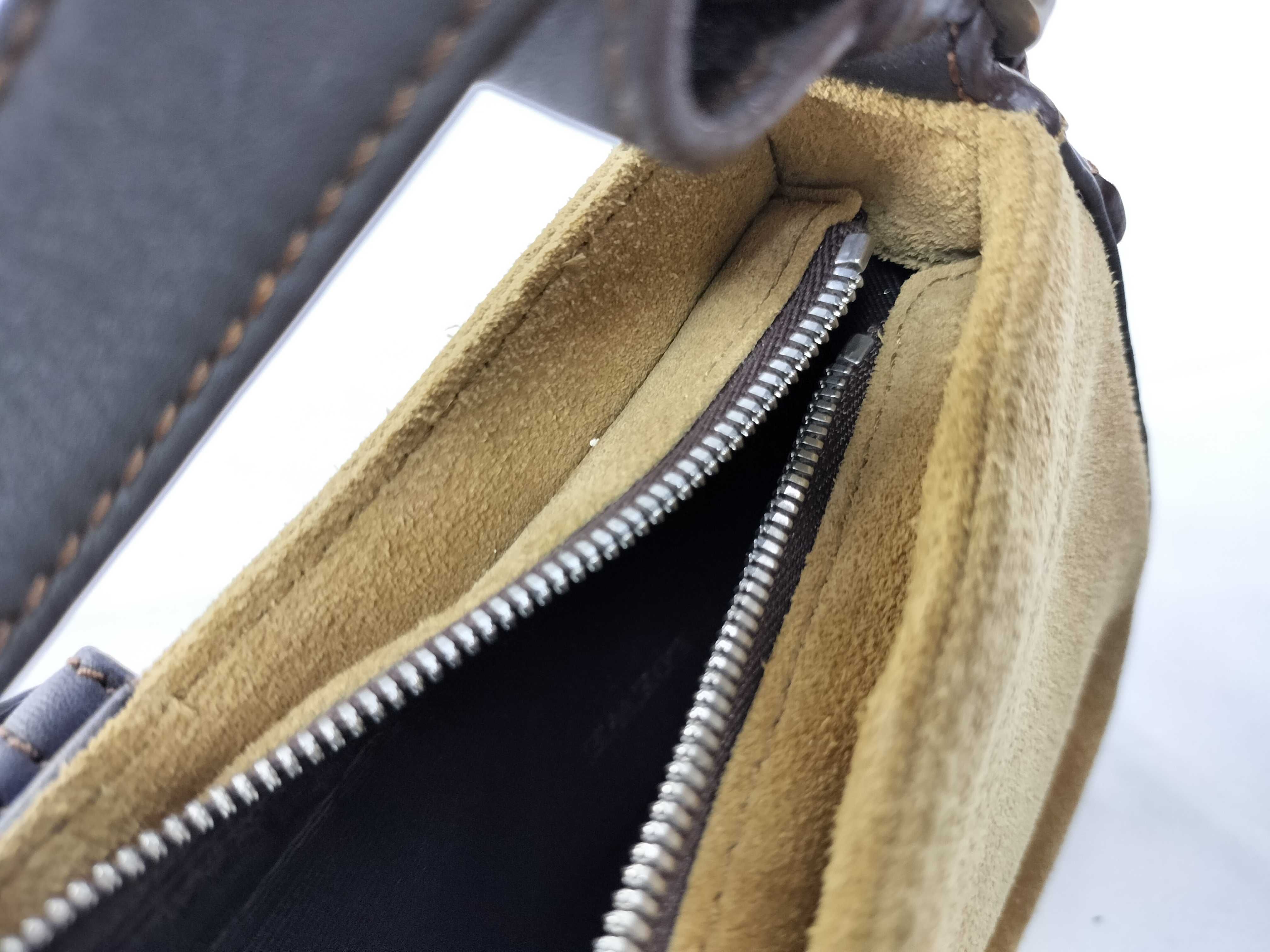 Anagram Suede One-Shoulder Bag — view 9