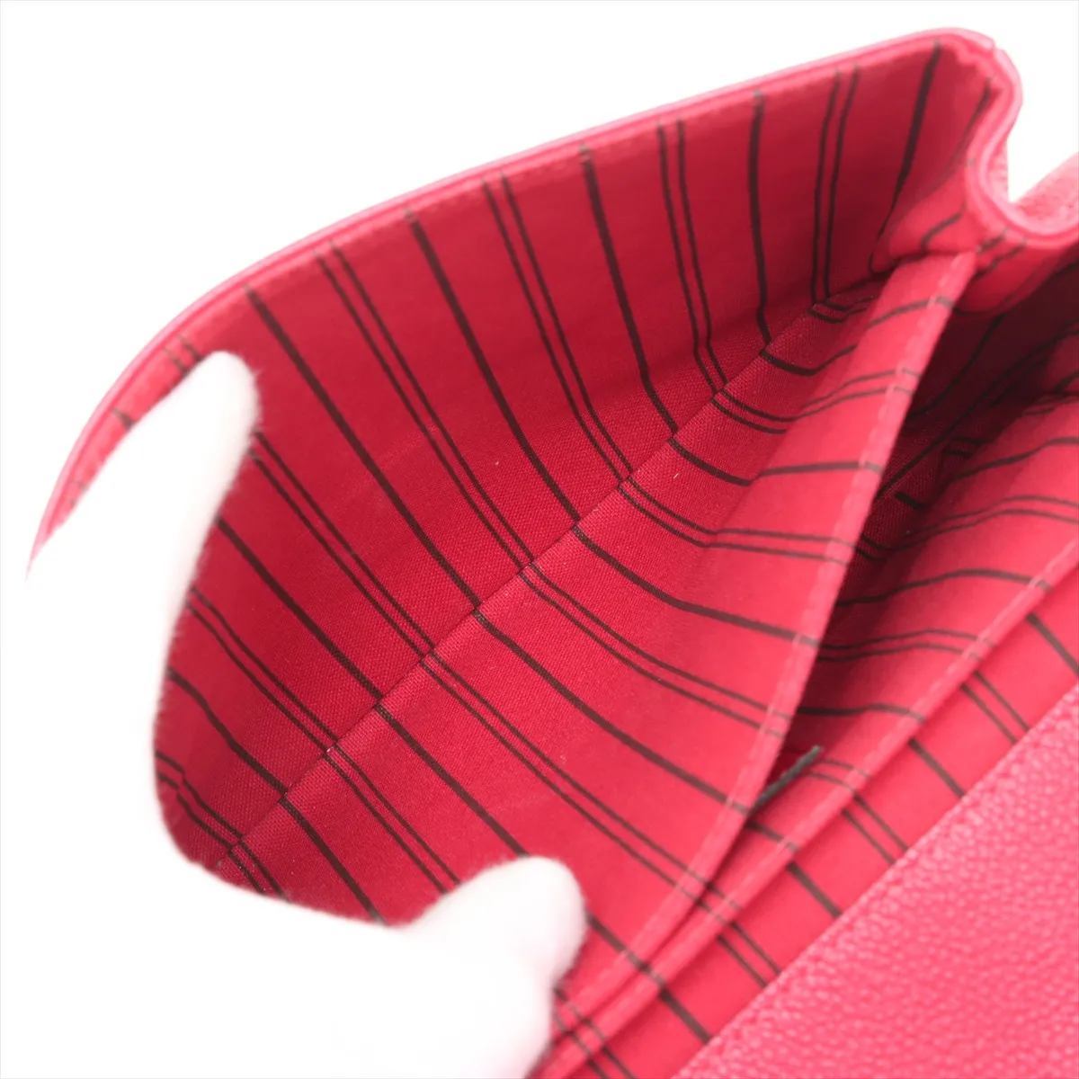 Monogram Empreinte Pochette Metis MM M44155 AR5108 Red — view 9