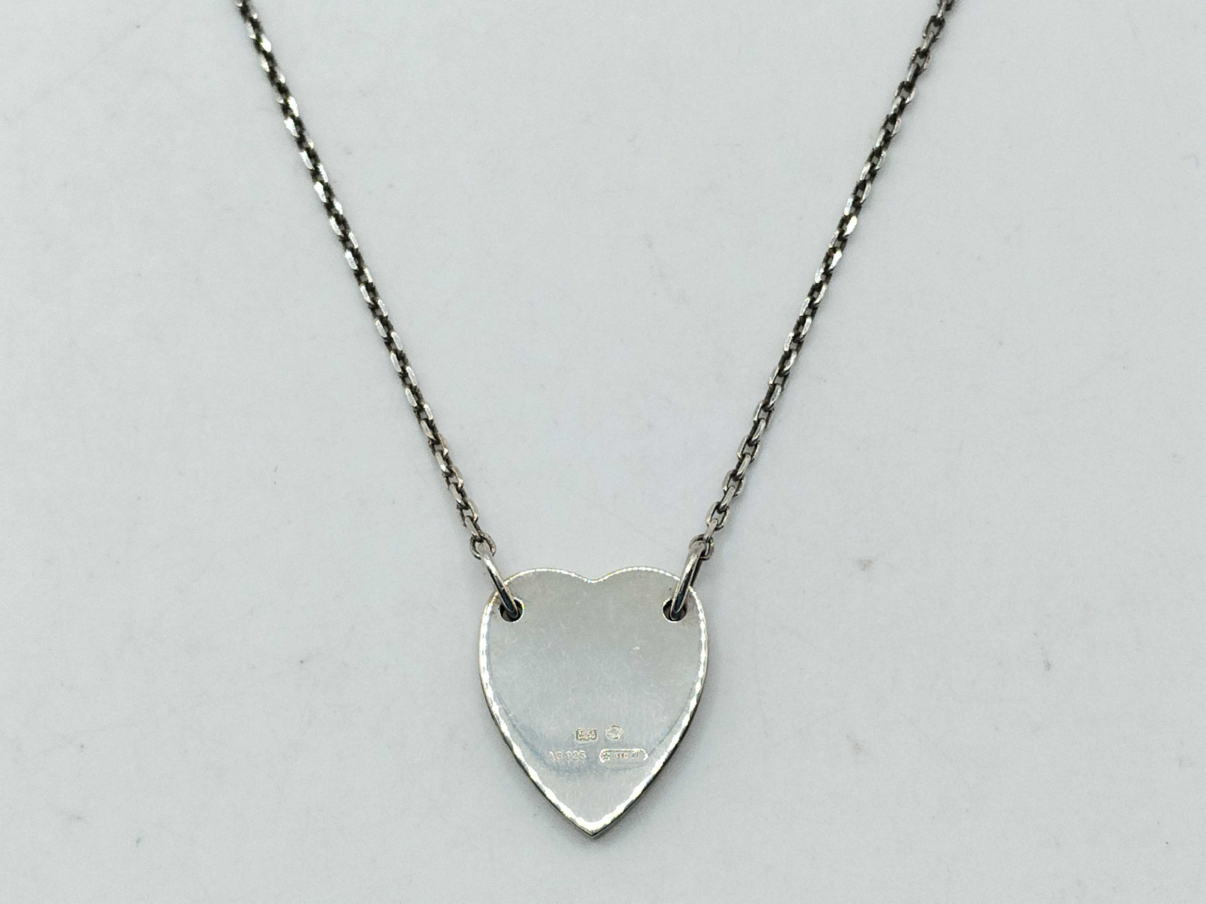 925 Heart-shaped Necklace — view 2