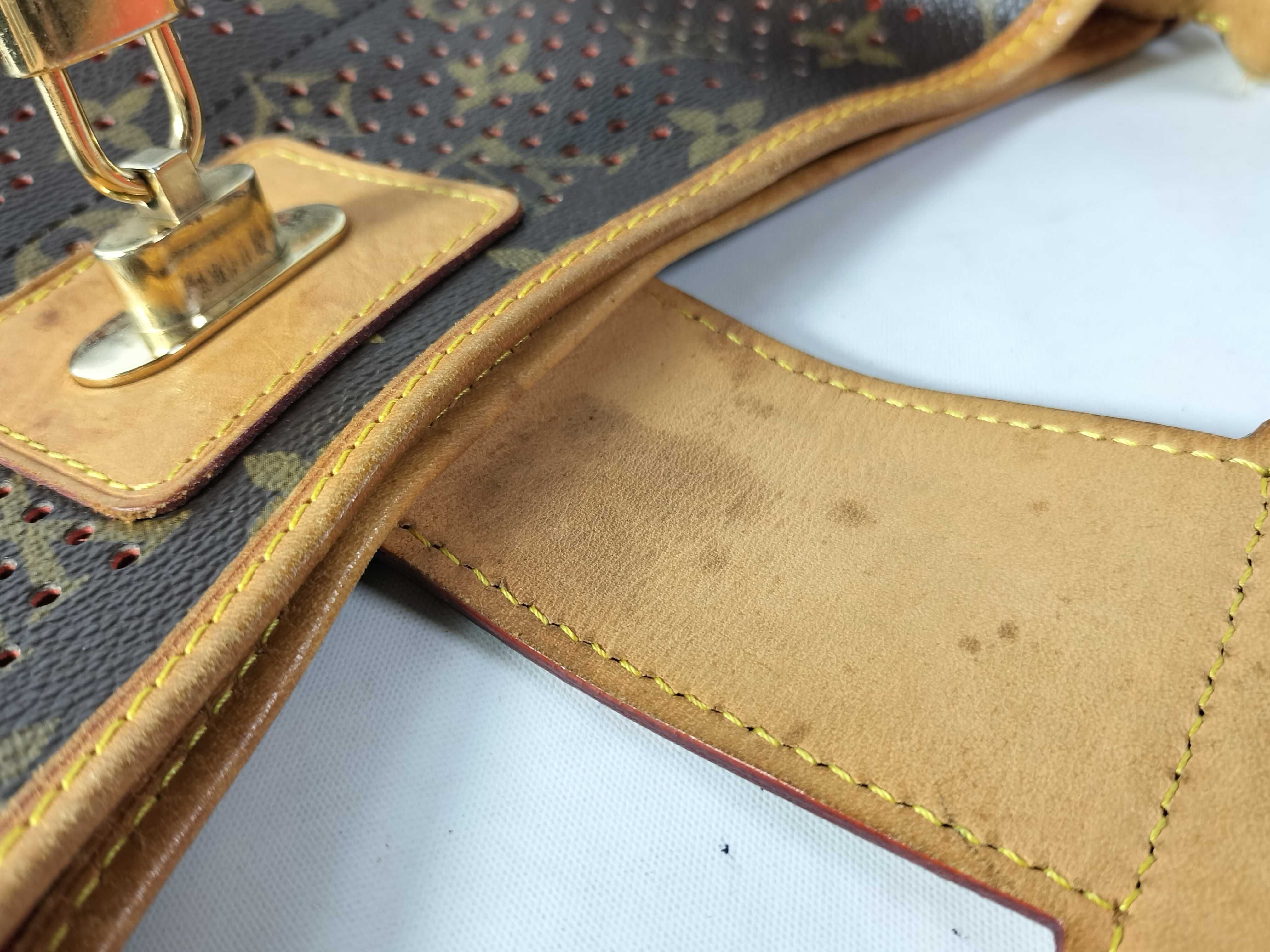 Monogram Vuitton Perforated Shoulder Bag — view 11