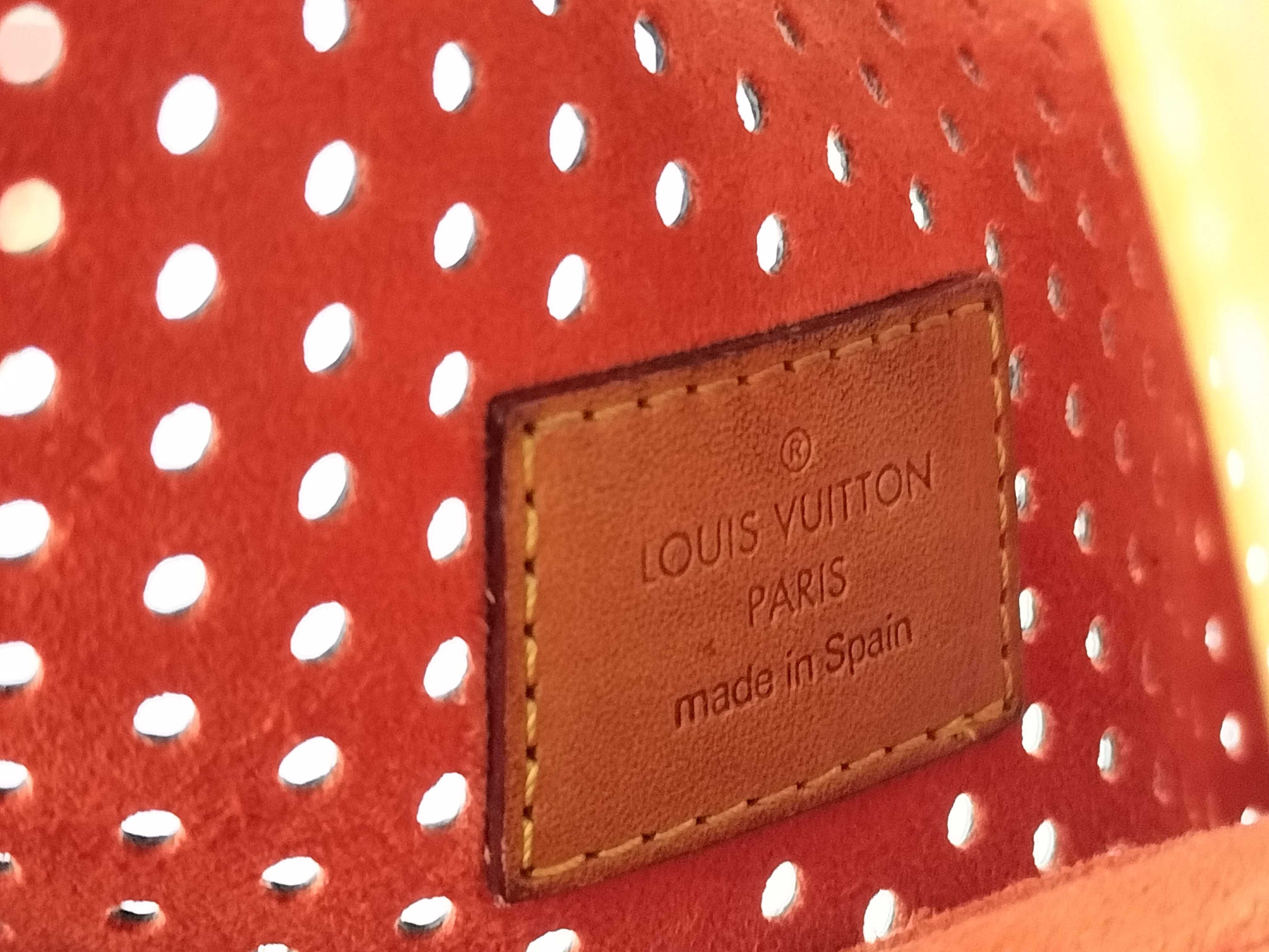 Monogram Vuitton Perforated Shoulder Bag — view 13