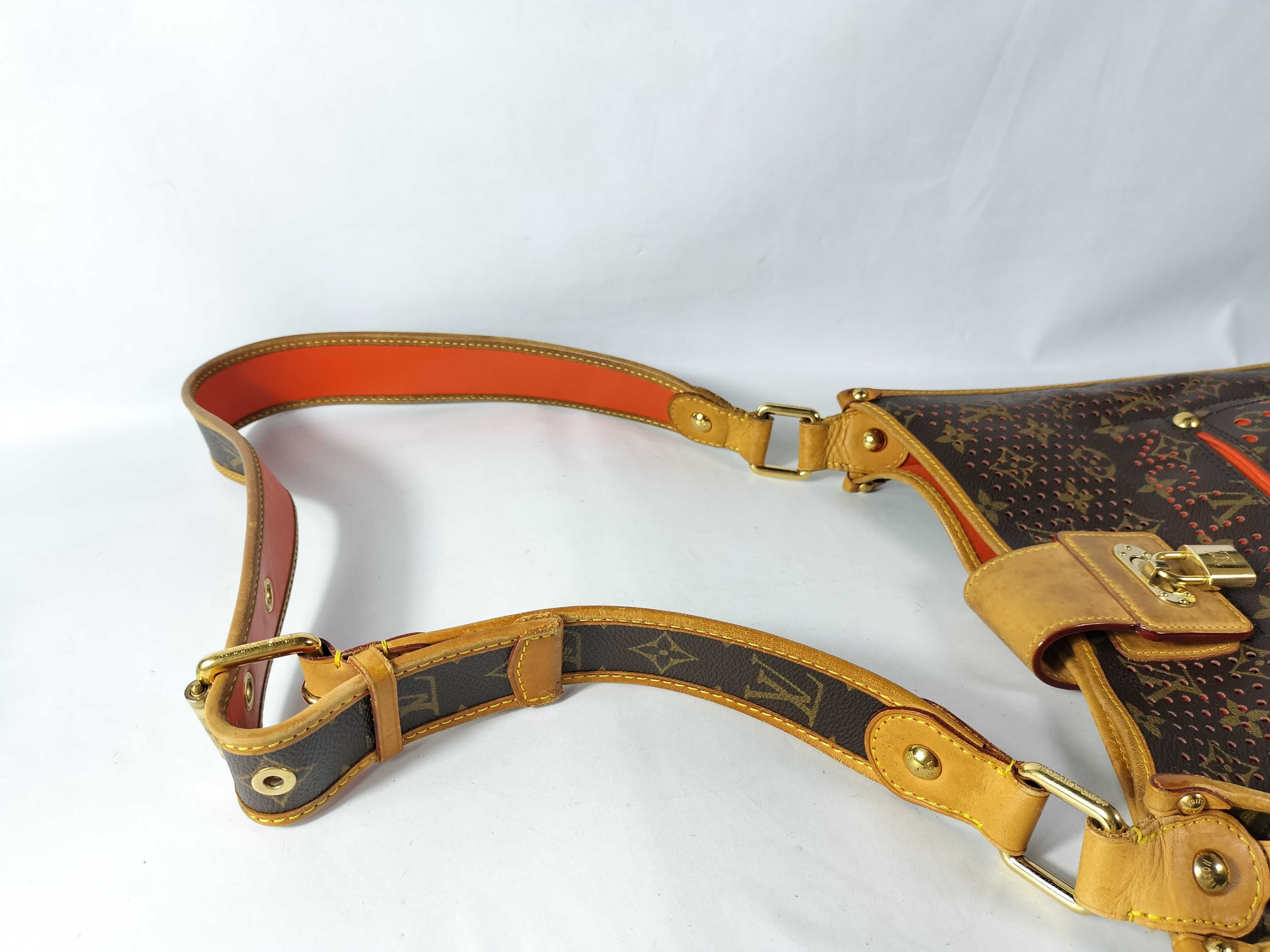 Monogram Vuitton Perforated Shoulder Bag — view 3