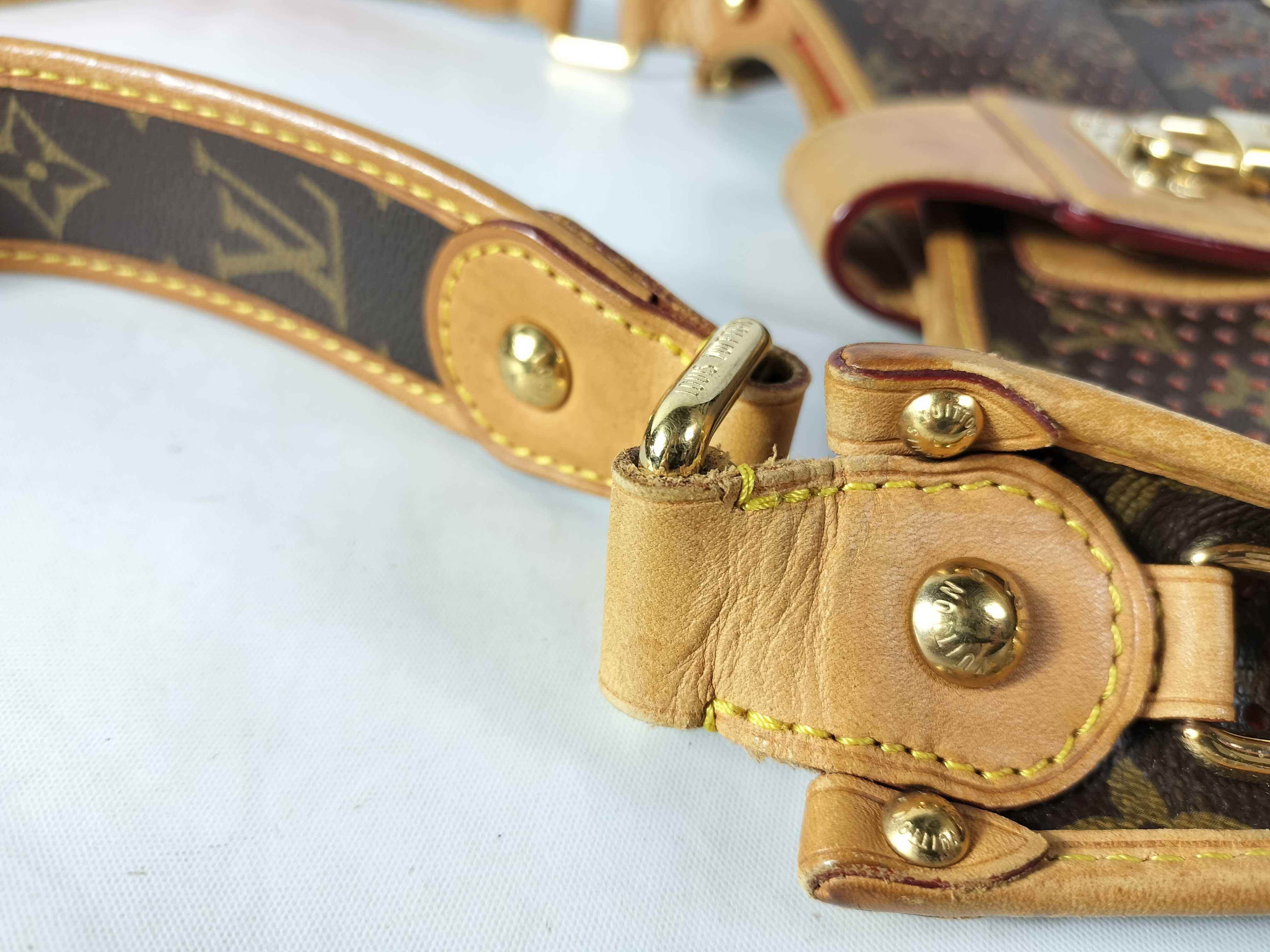 Monogram Vuitton Perforated Shoulder Bag — view 5