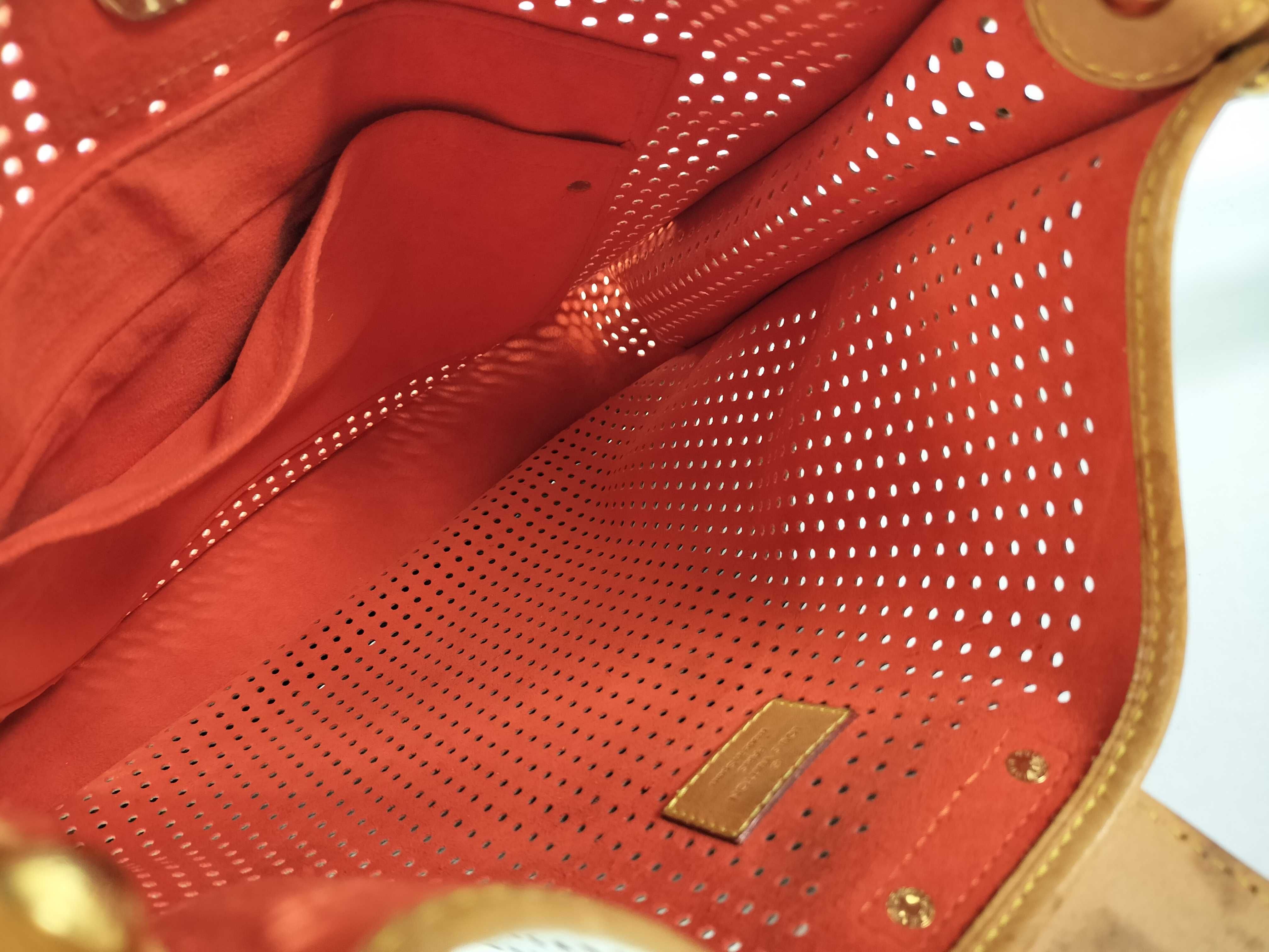 Monogram Vuitton Perforated Shoulder Bag — view 10