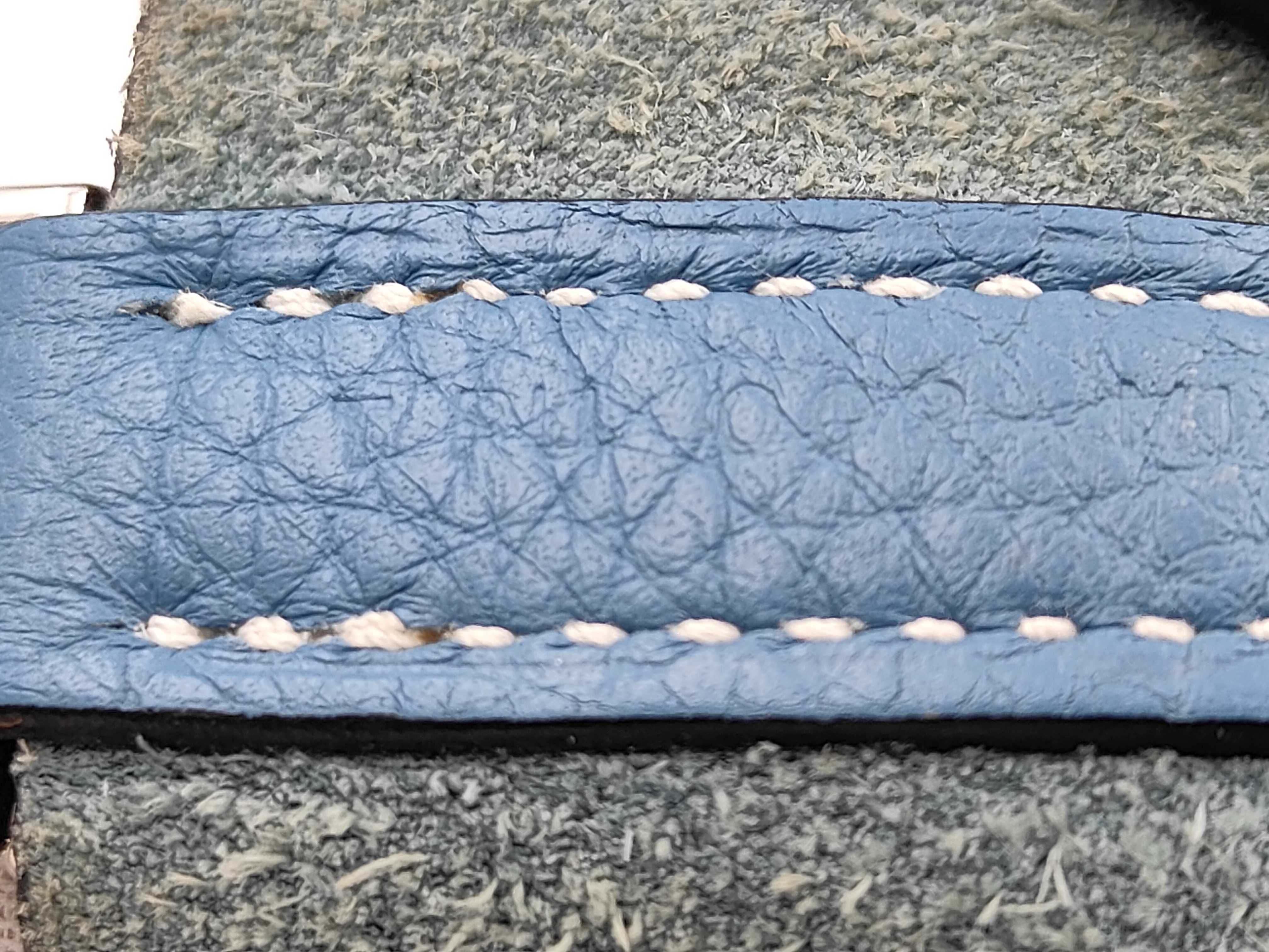 Picotin Lock PM Taurillon Leather, Blue Jean Leather, Silver Hardware, T Stamp Handbag — view 10