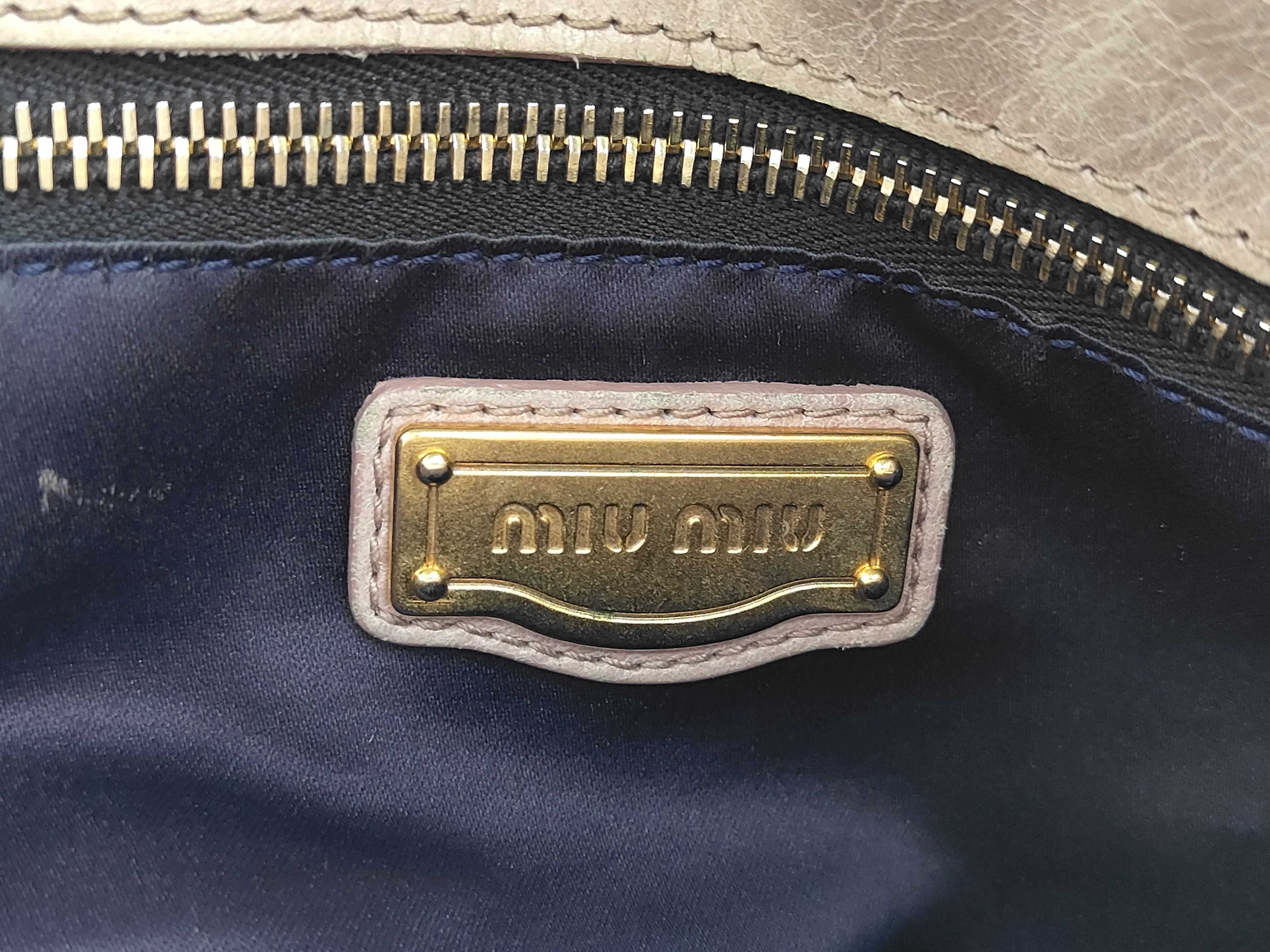 2-way Leather Madras Shoulder Bag — view 11