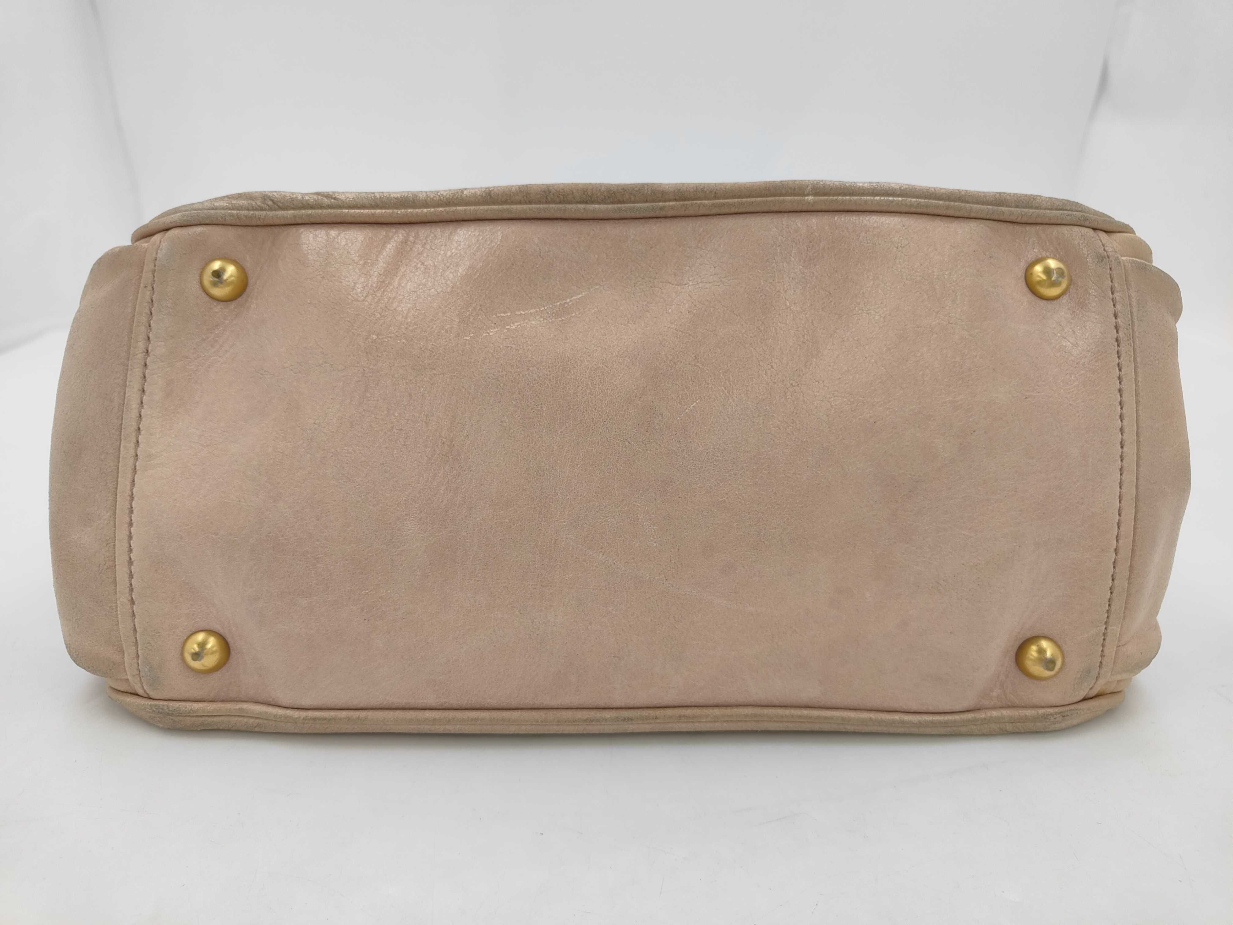 2-way Leather Madras Shoulder Bag — view 8