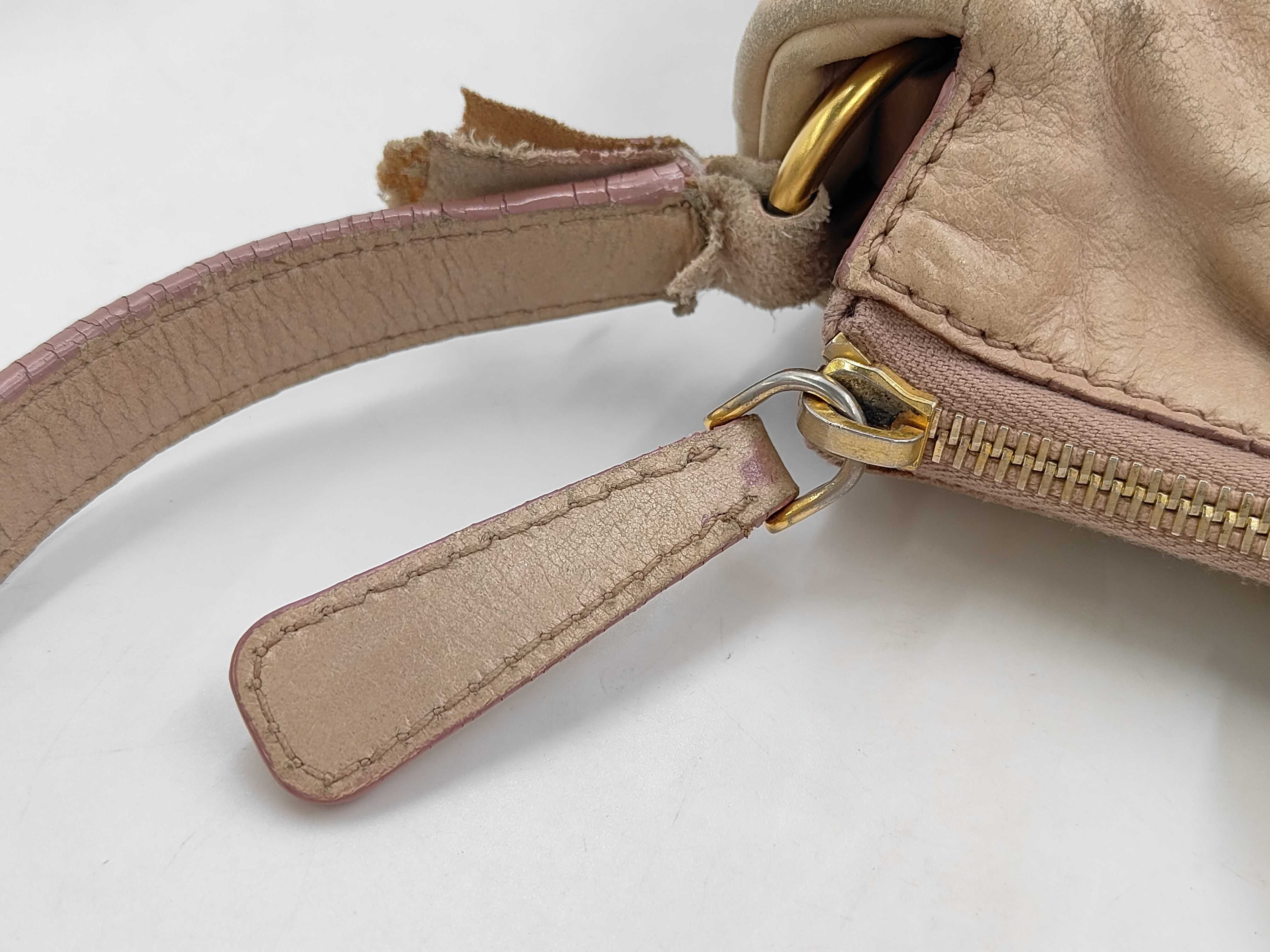 2-way Leather Madras Shoulder Bag — view 9