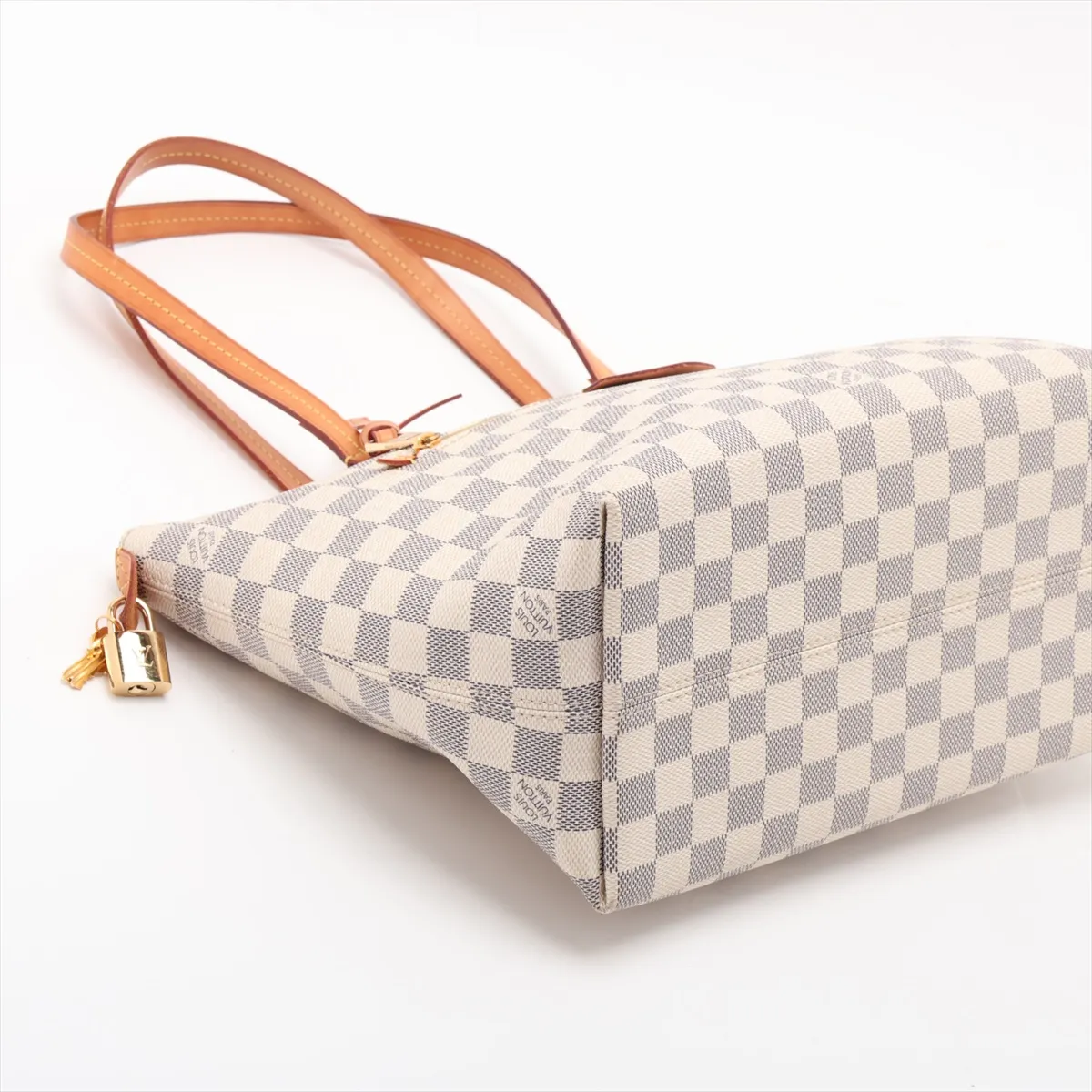 Damier Azur Iena PM N44039 FL1169 White — view 4