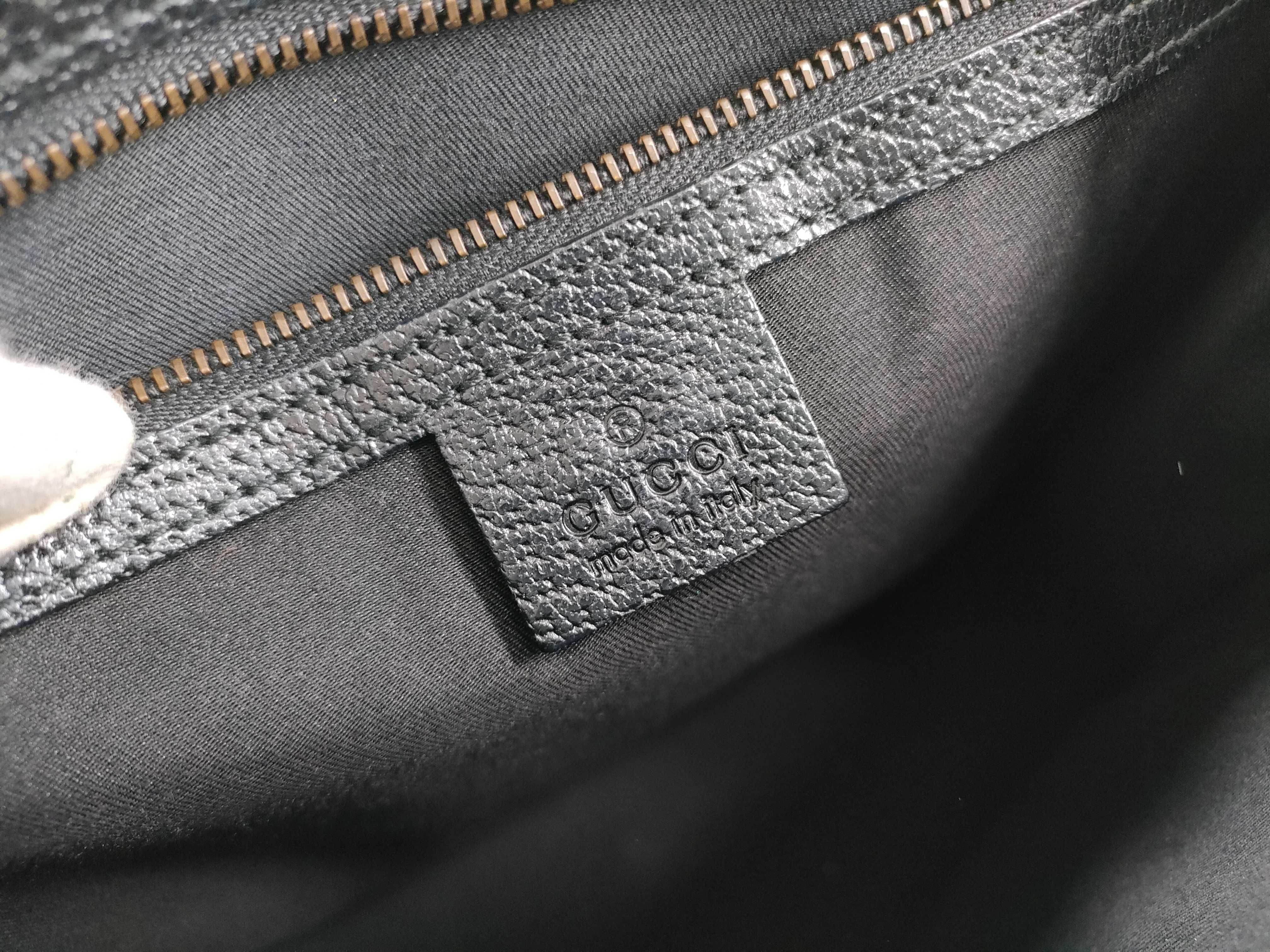 GG Canvas Tote Bag Handbag 124260 with Studs and Gold Hardware — view 11