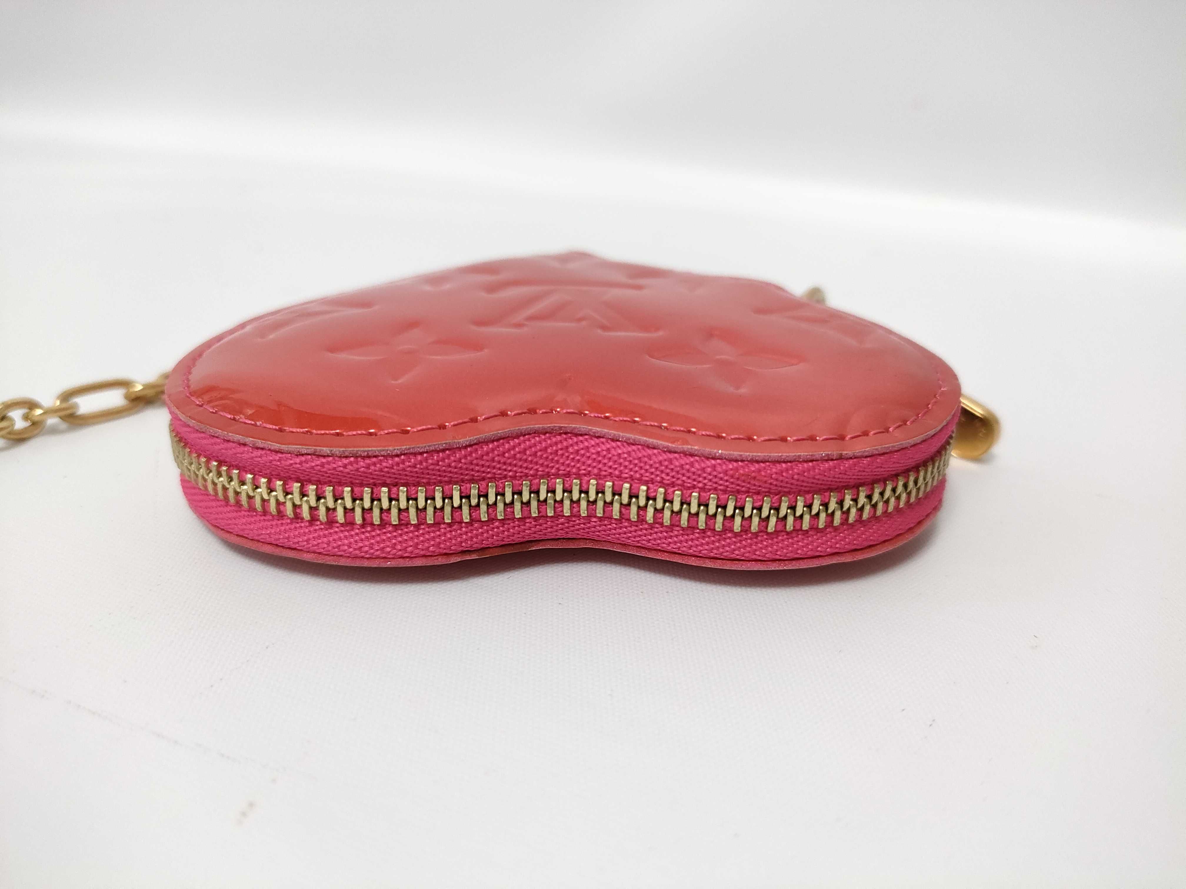 Vernis Vuitton Vernis Portemonnaie Coeur M93562 TH4078 Coin Case — view 6