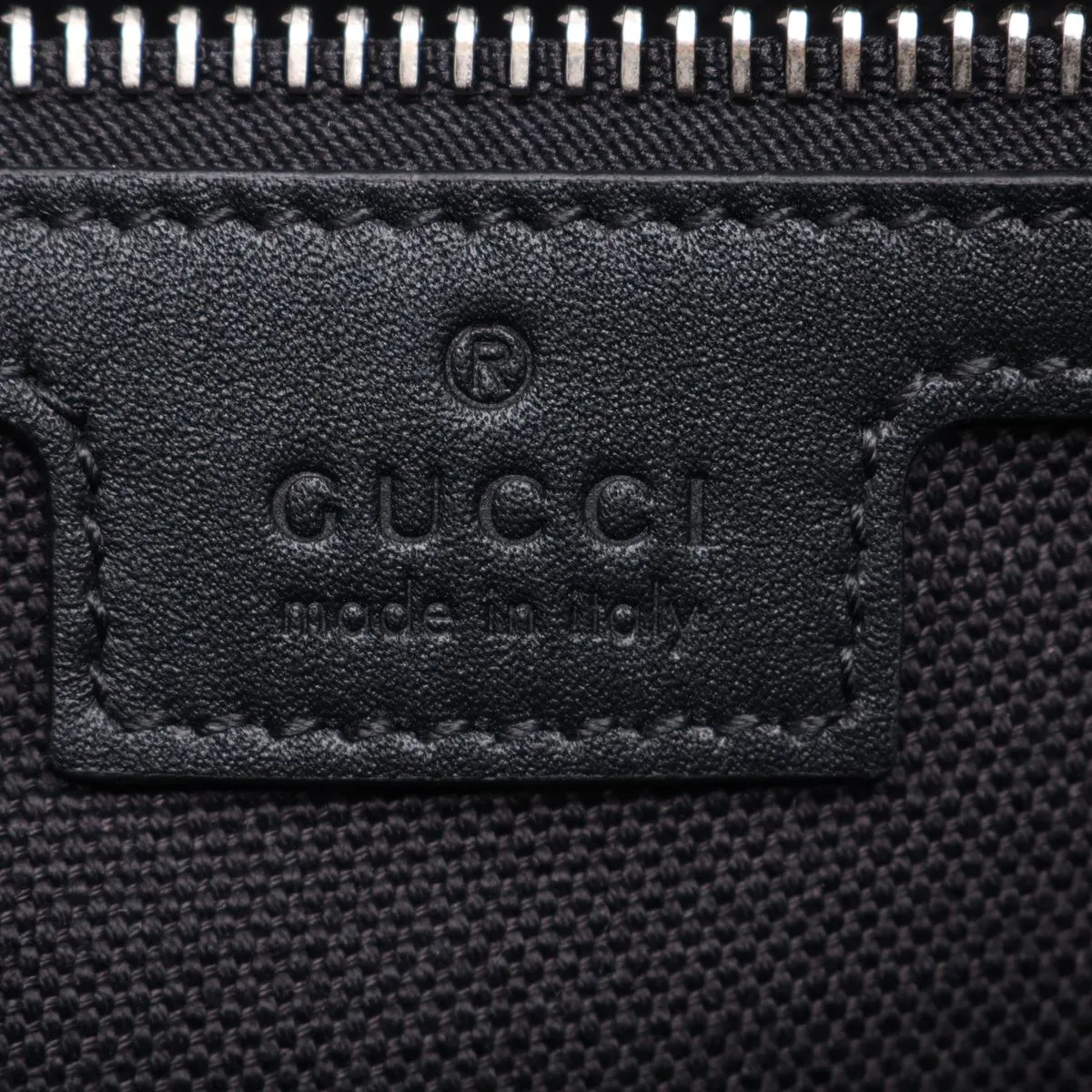 GG Emblem Leather Shoulder Bag, Black, 850214 — view 8