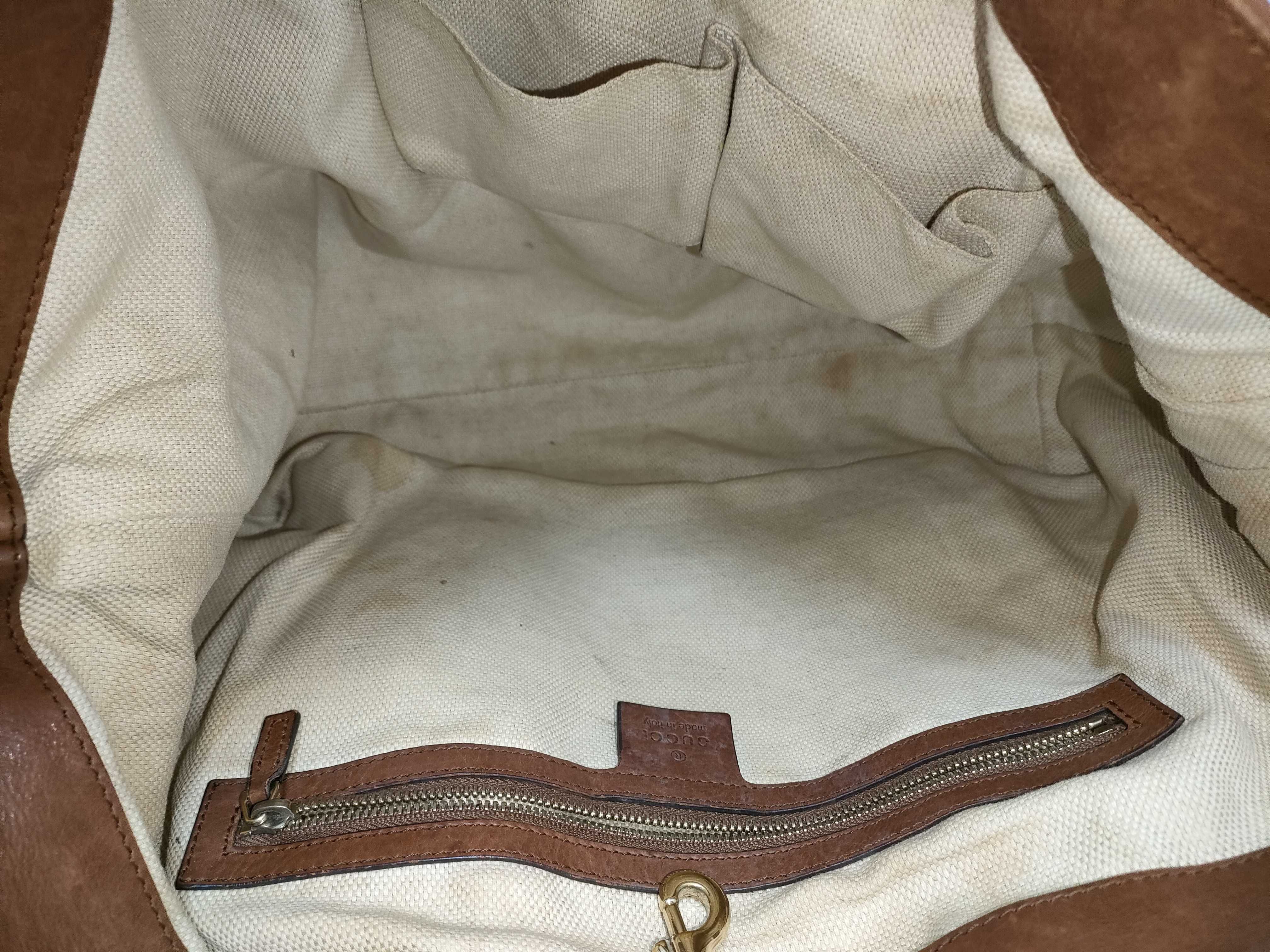 282346 2-Way Handbag/Shoulder Bag, Diamante Canvas Leather Tote Bag — view 10