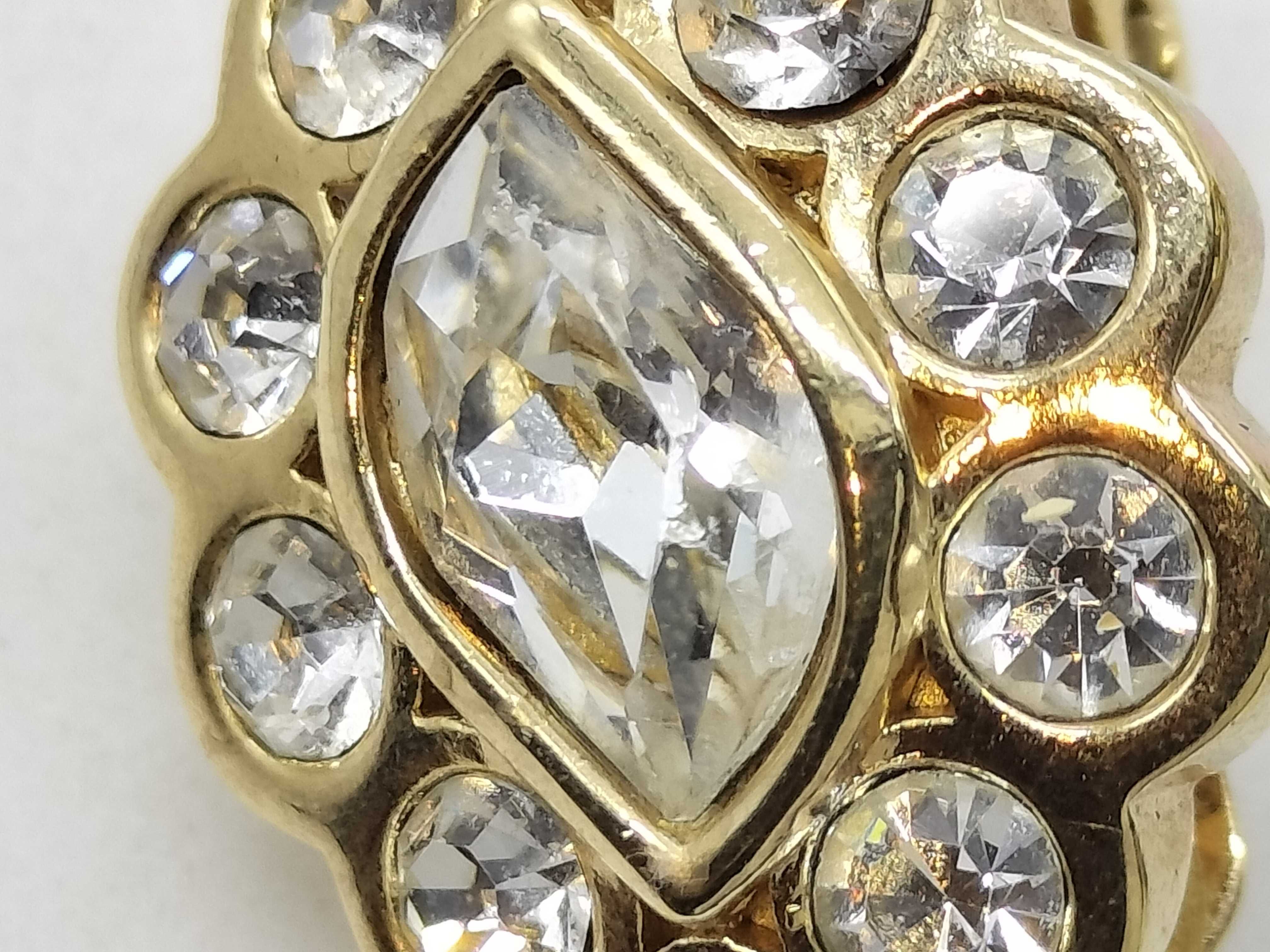 Rhinestone Large Earrings — view 2