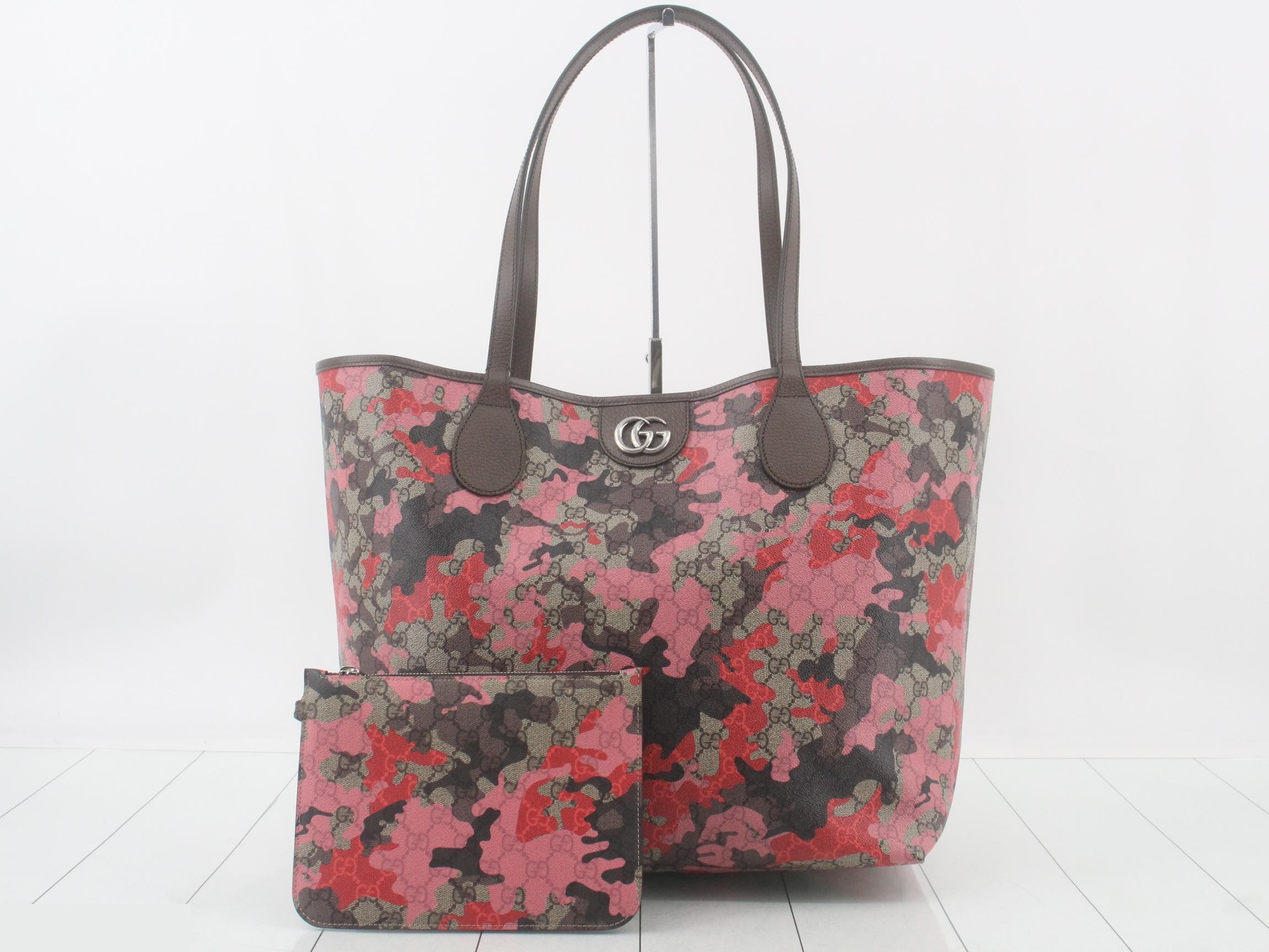 Unused GG Camouflage Tote Bag