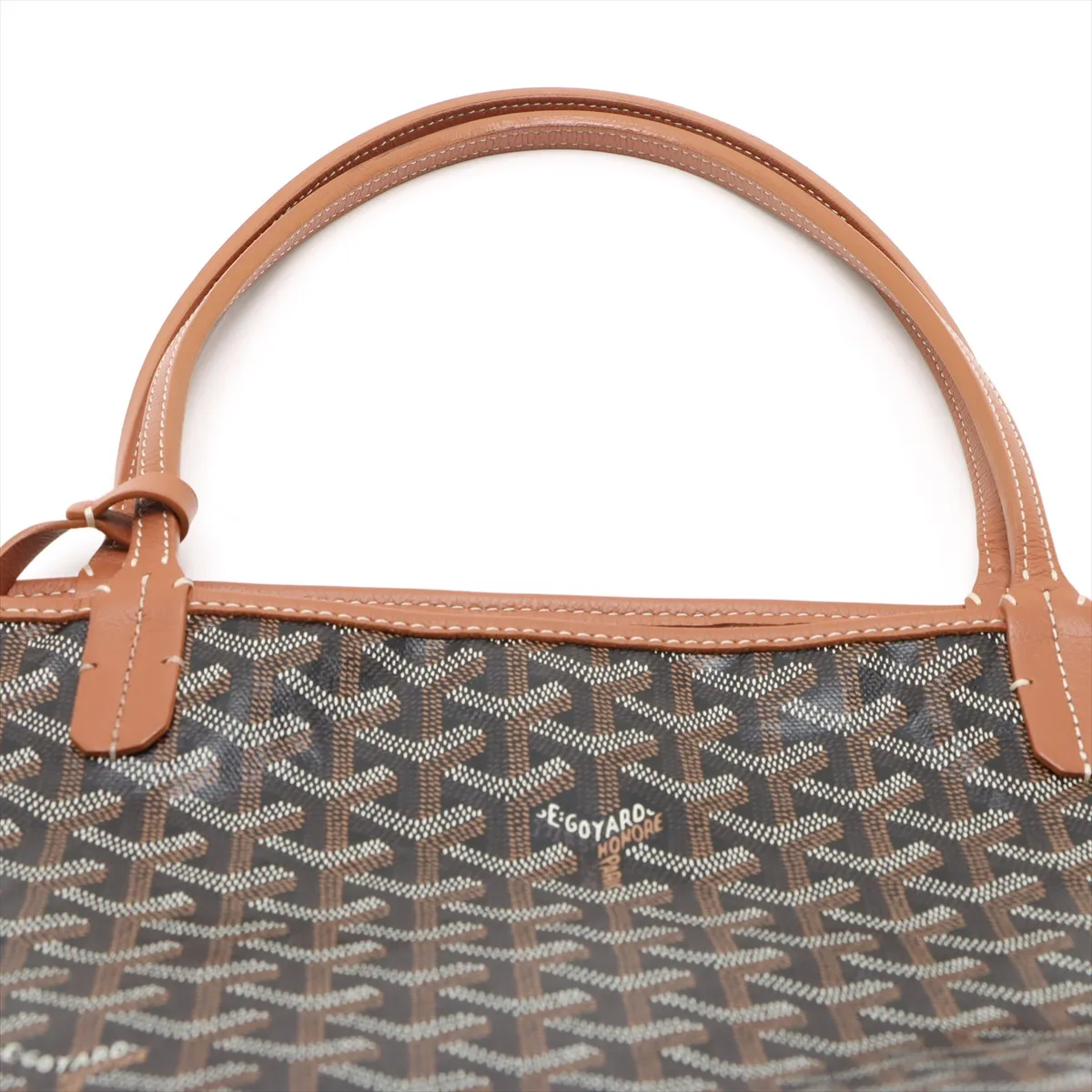 Saint Louis MM PVC x Leather Tote Bag Black — view 6