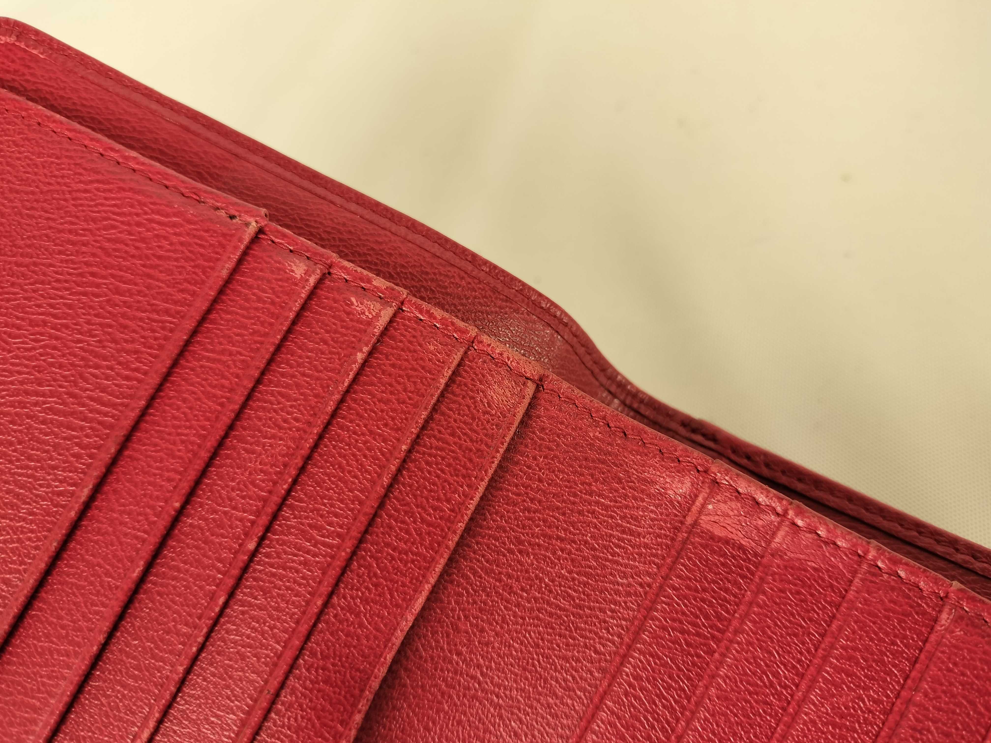 folding wallet, leather, pink wallet — view 11