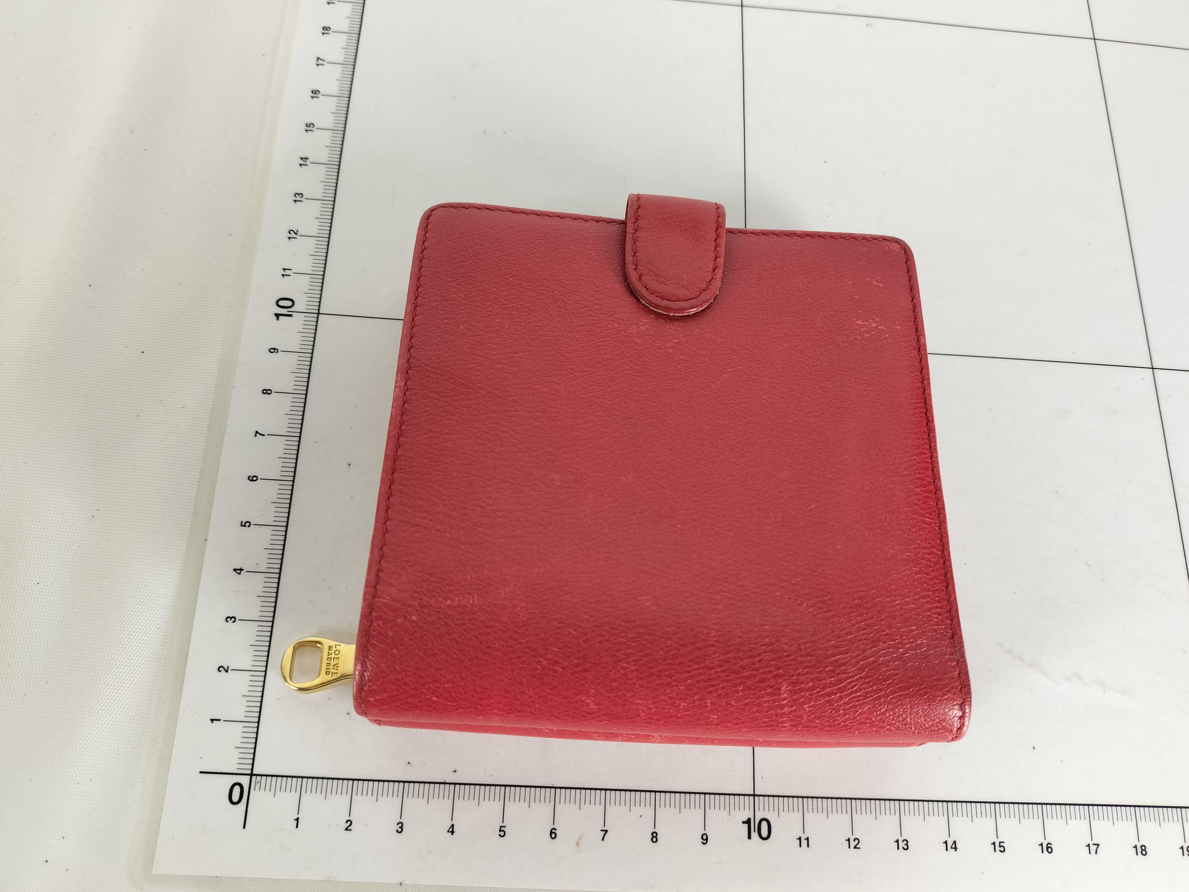 folding wallet, leather, pink wallet — view 13