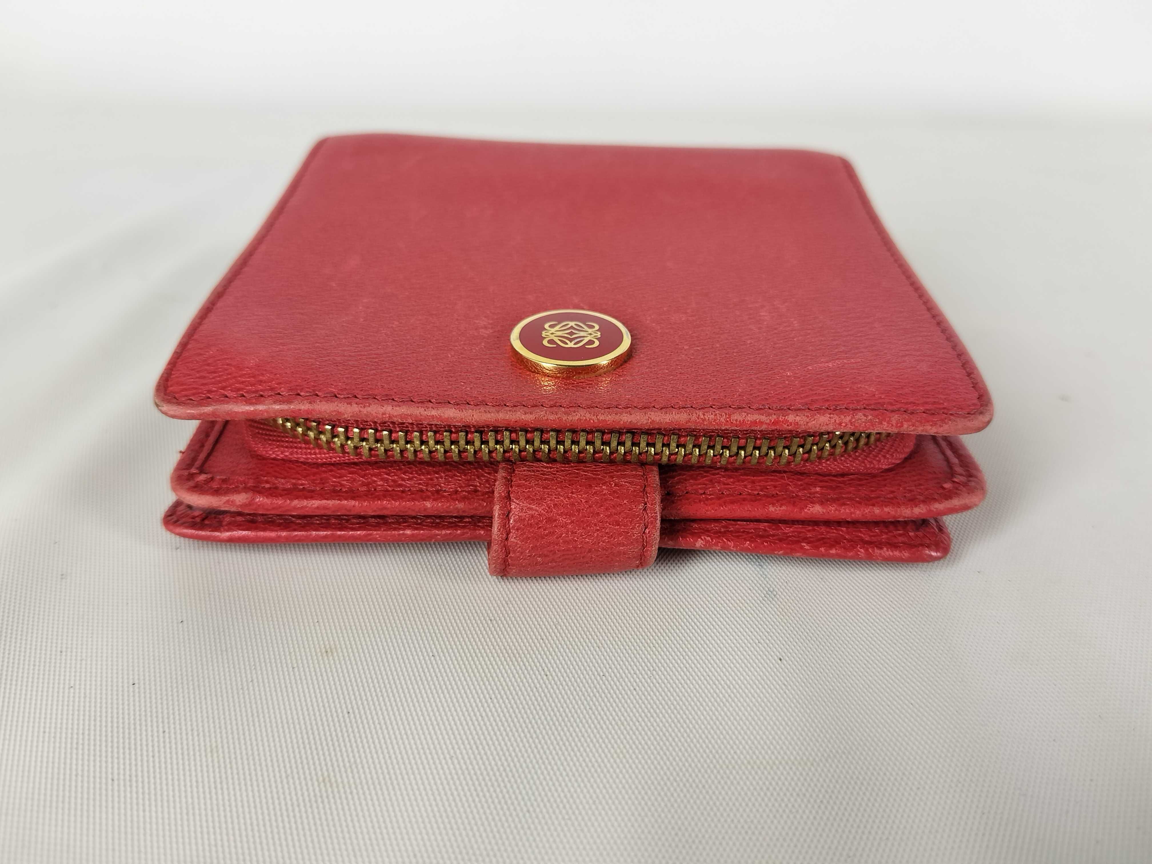 folding wallet, leather, pink wallet — view 5