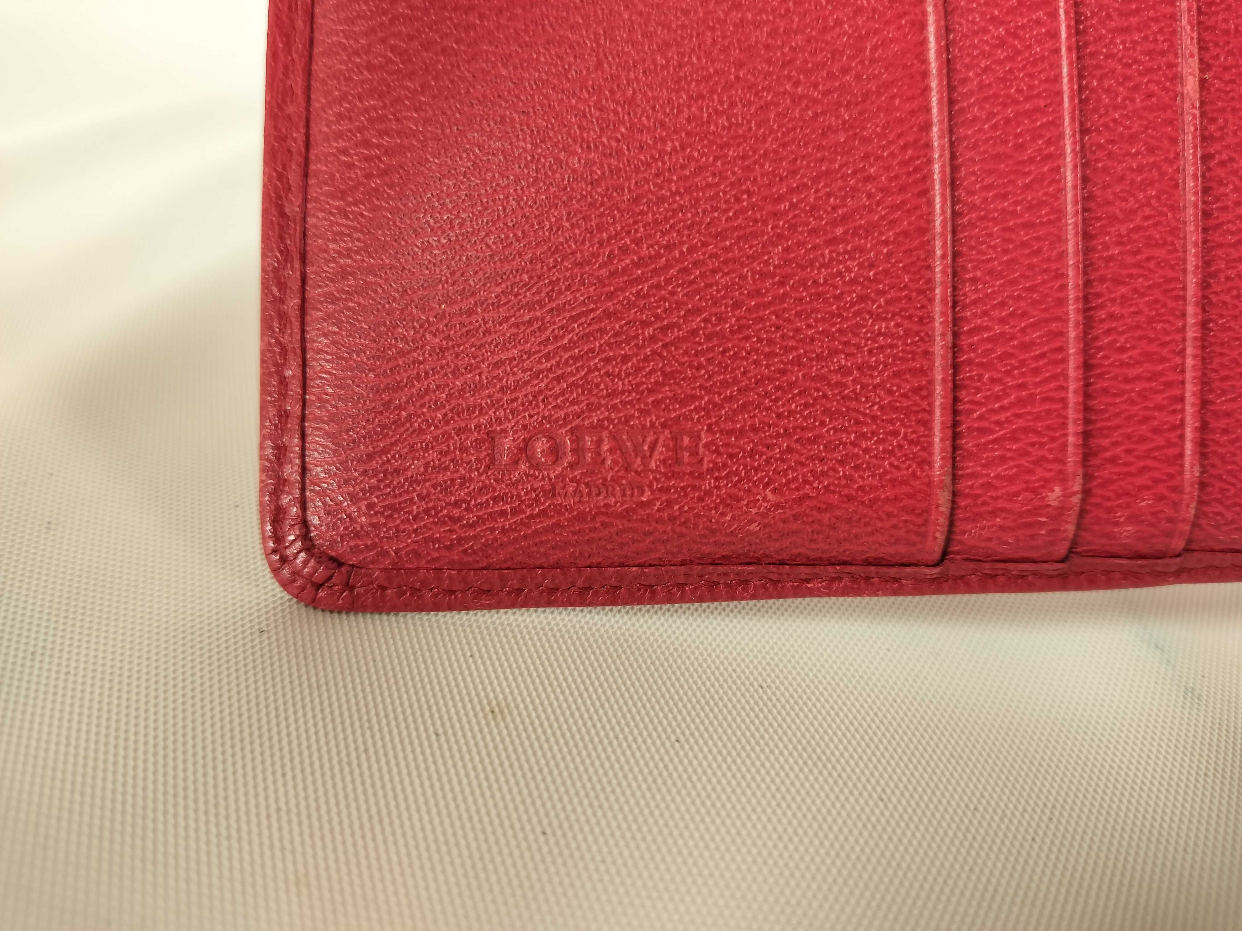 folding wallet, leather, pink wallet — view 9