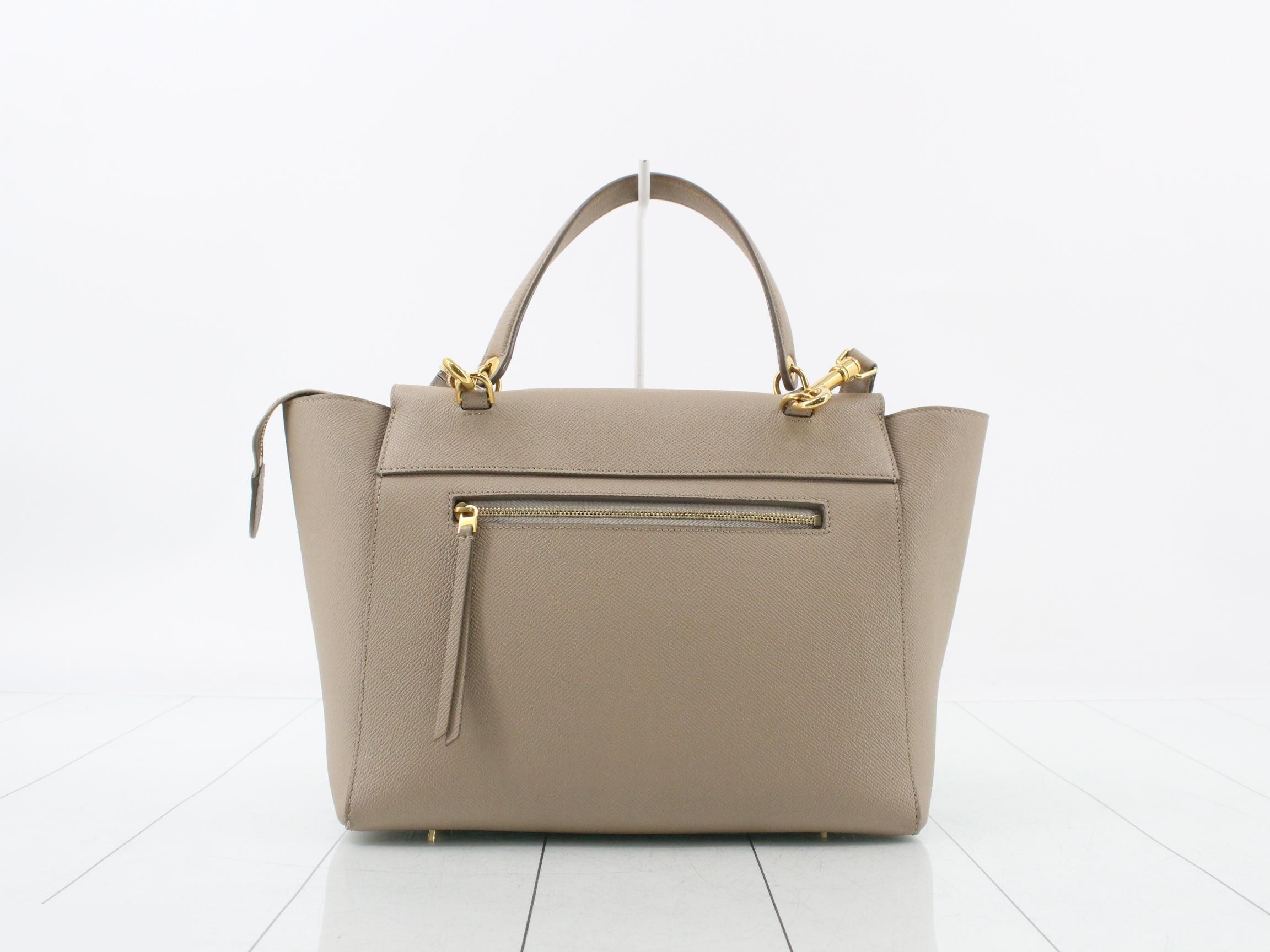 Belt bag mini, leather, 2-way, semi-shoulder/handbag — view 2
