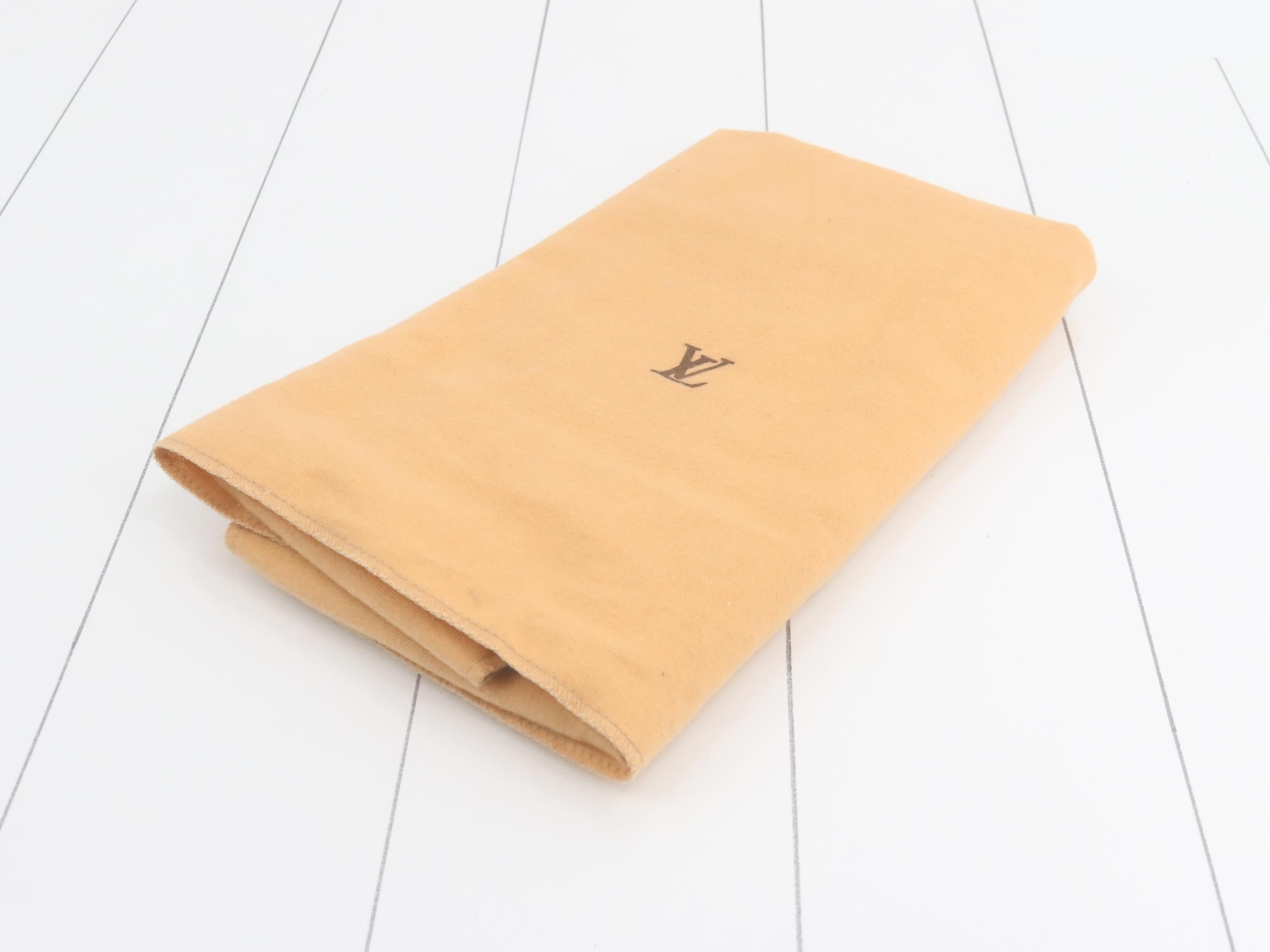 Baggy Denim Monogram Shoulder Bag — view 7