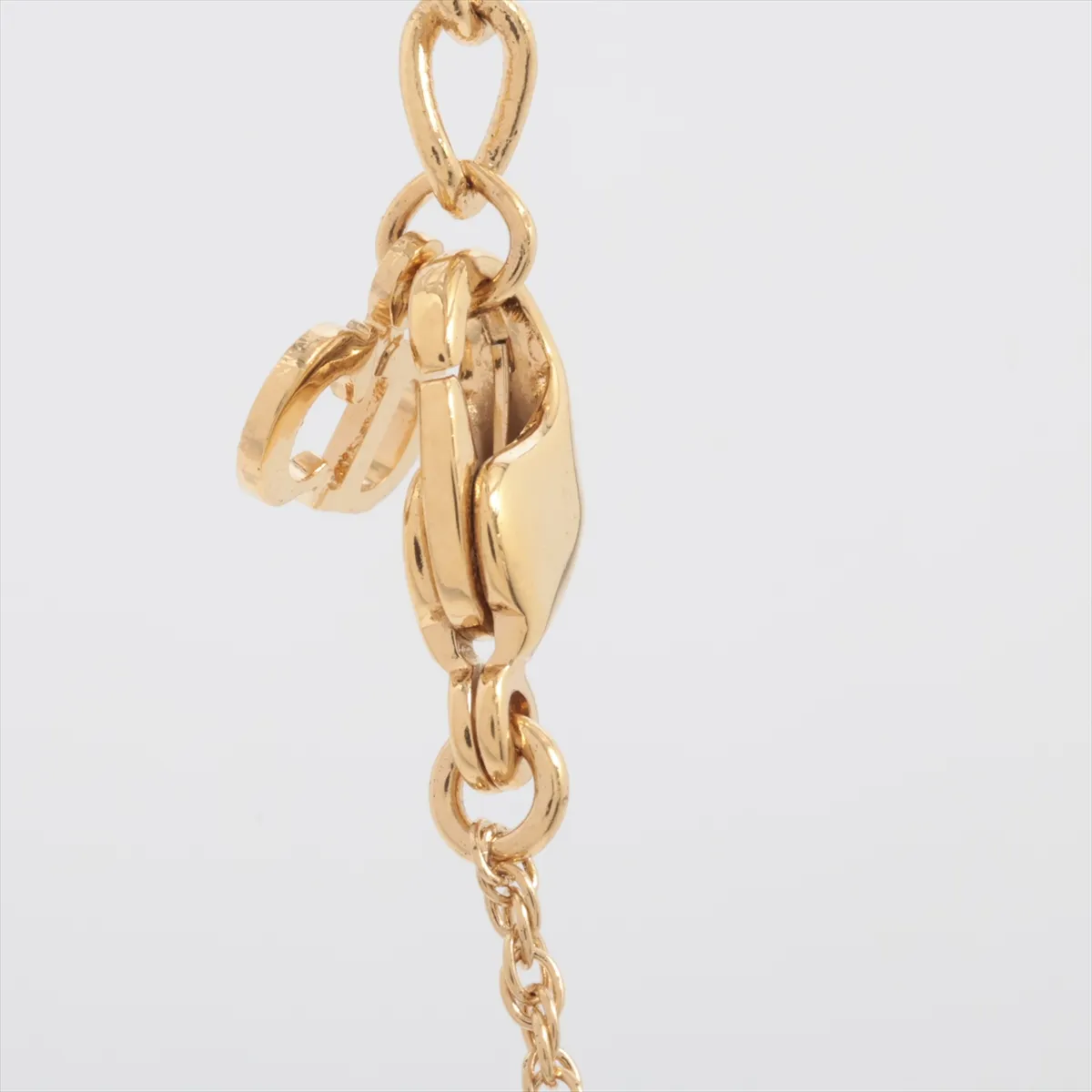 CD Logo Necklace GP Gold — view 3