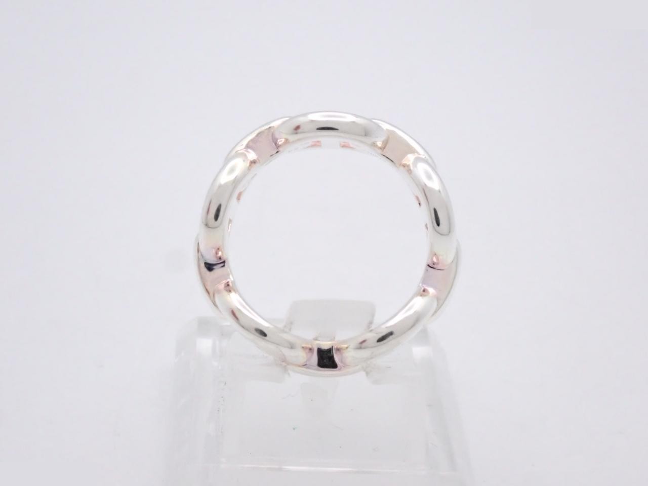 Chaine d'Ancre Enchainée Ring, 925 Sterling Silver, #50, 5.8g — view 3