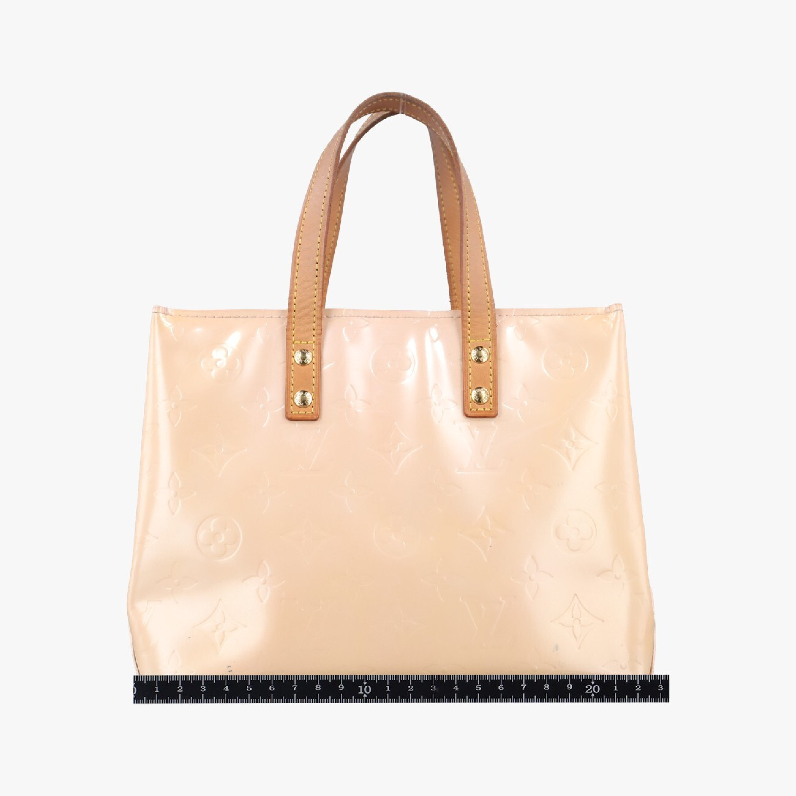 Lead PM Beige Vernis M91144 MI1004 Handbag — view 2