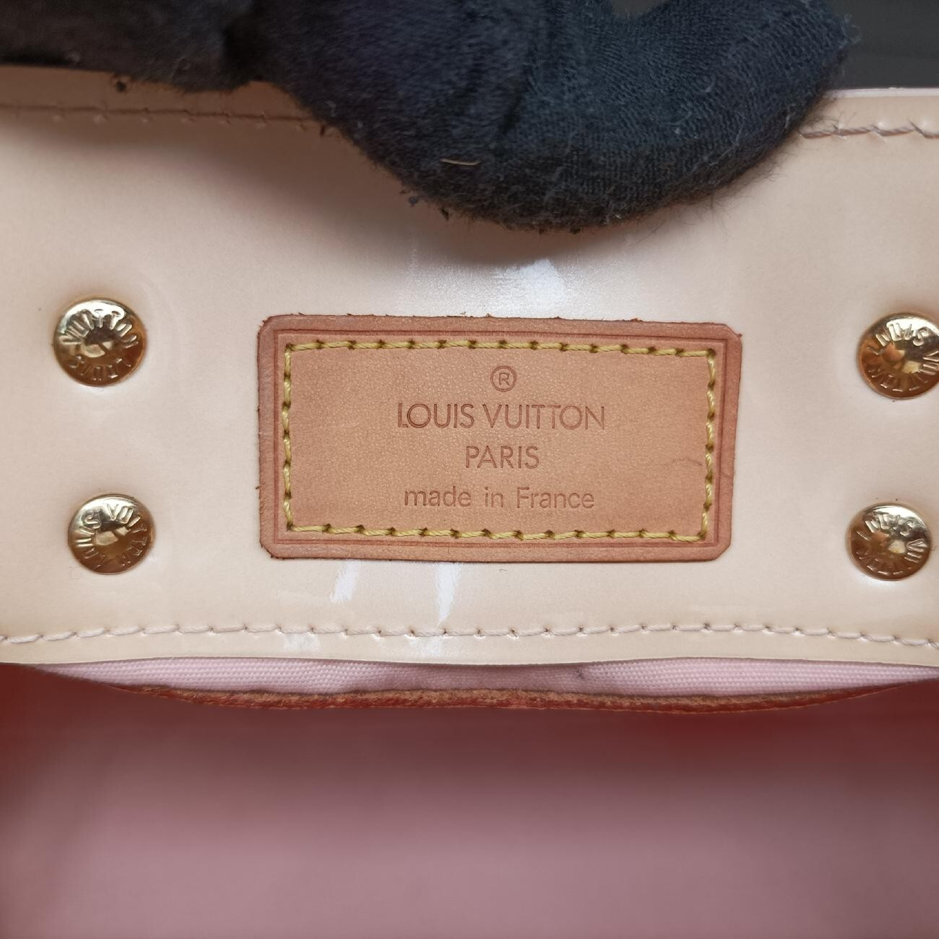 Lead PM Beige Vernis M91144 MI1004 Handbag — view 7
