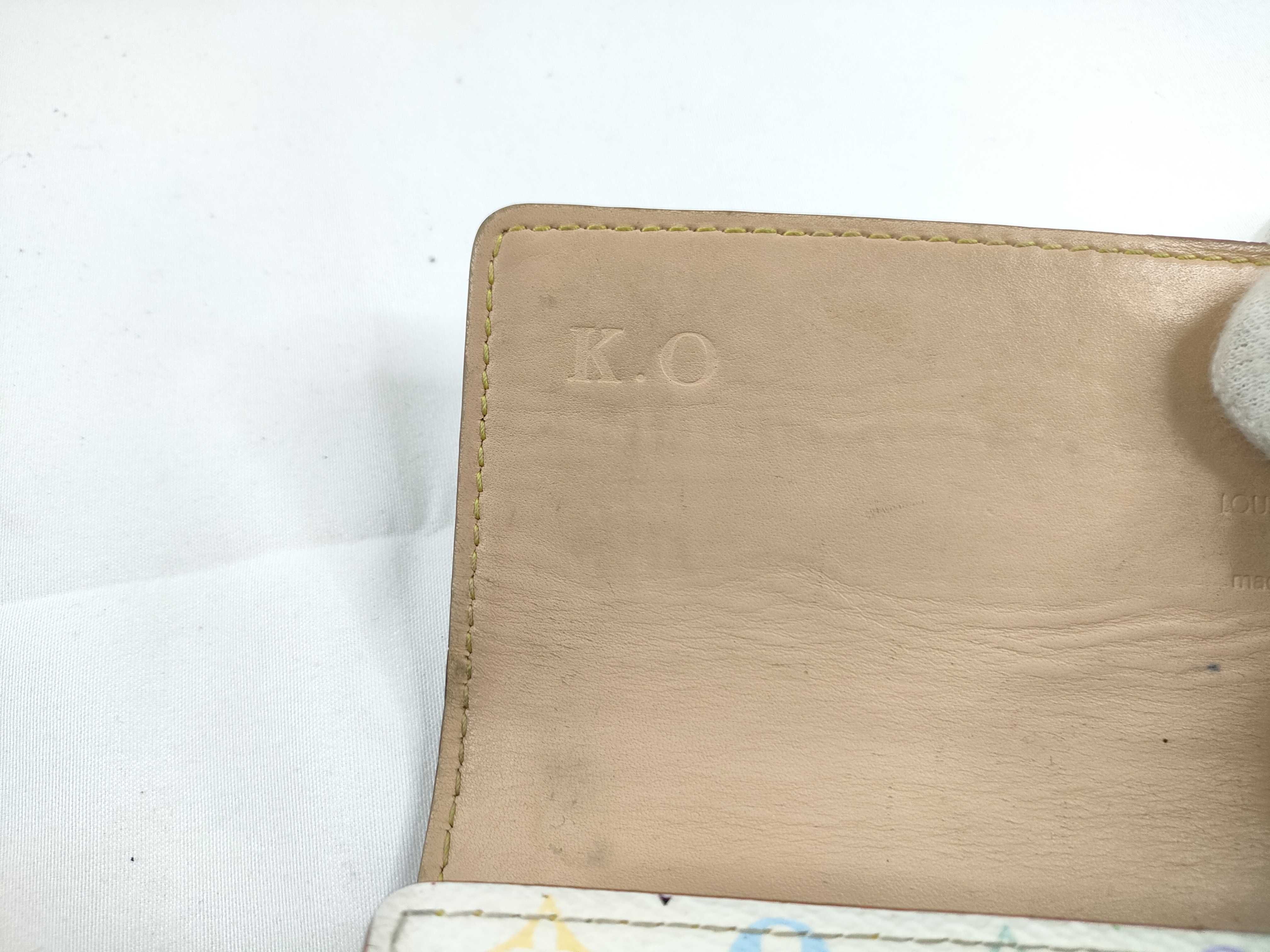 Monogram Multicolor LV Portefeuille Sarah Blanc Wallet — view 9