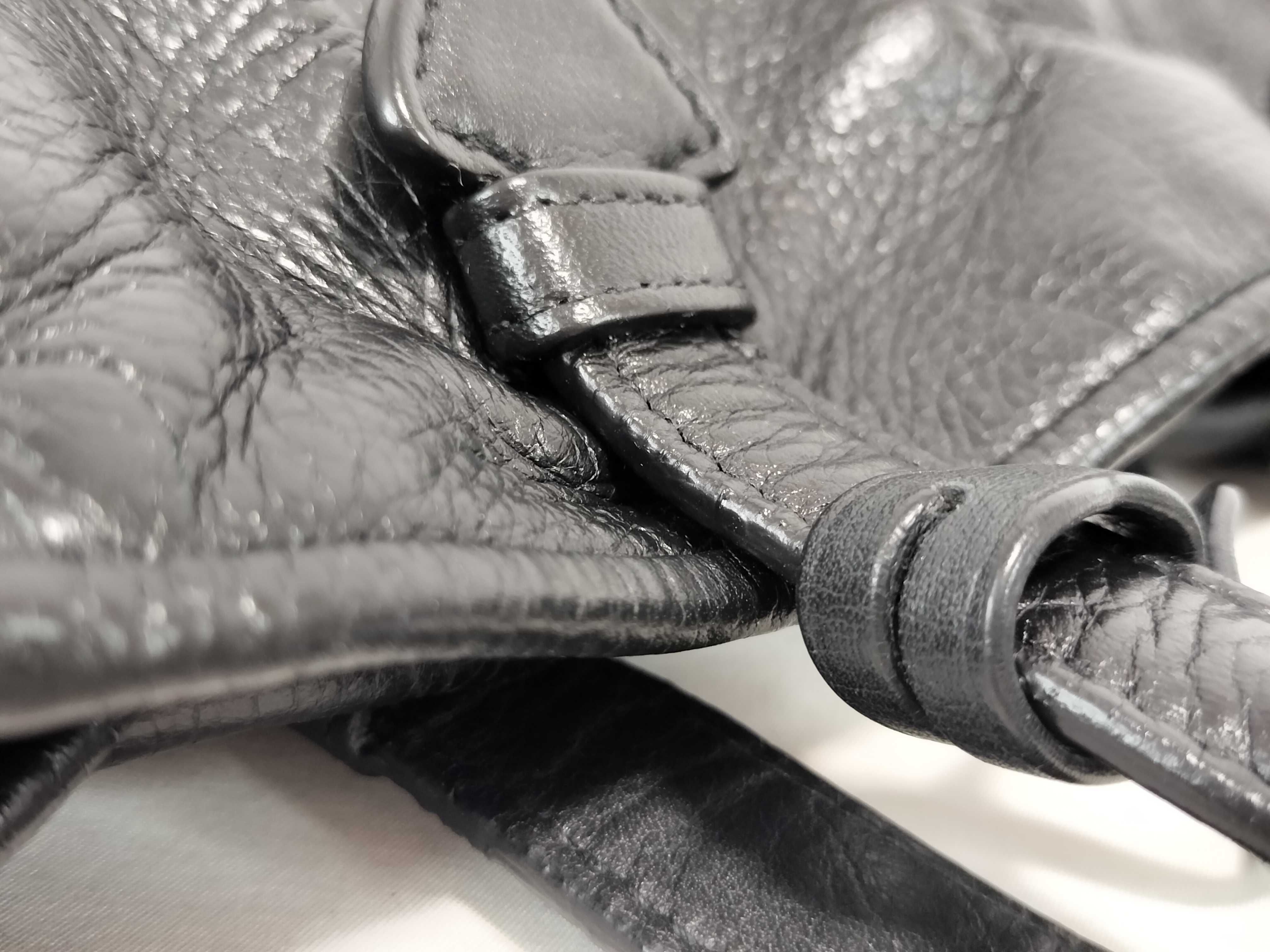 Heritage Leather Handbag, Black Tote Bag — view 5