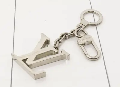 Portefeuille Initial Keychain Key Case