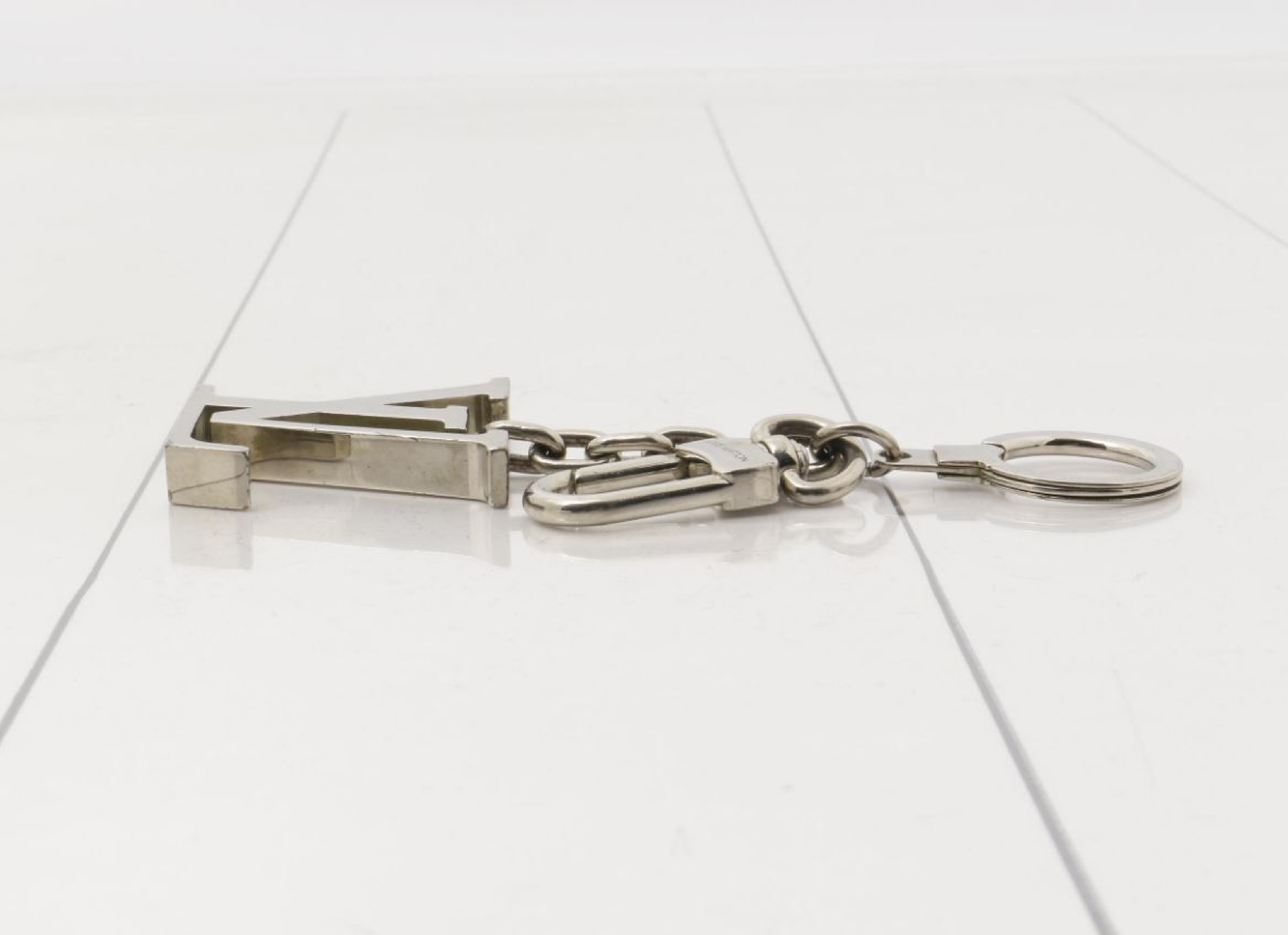 Portefeuille Initial Keychain Key Case — view 3